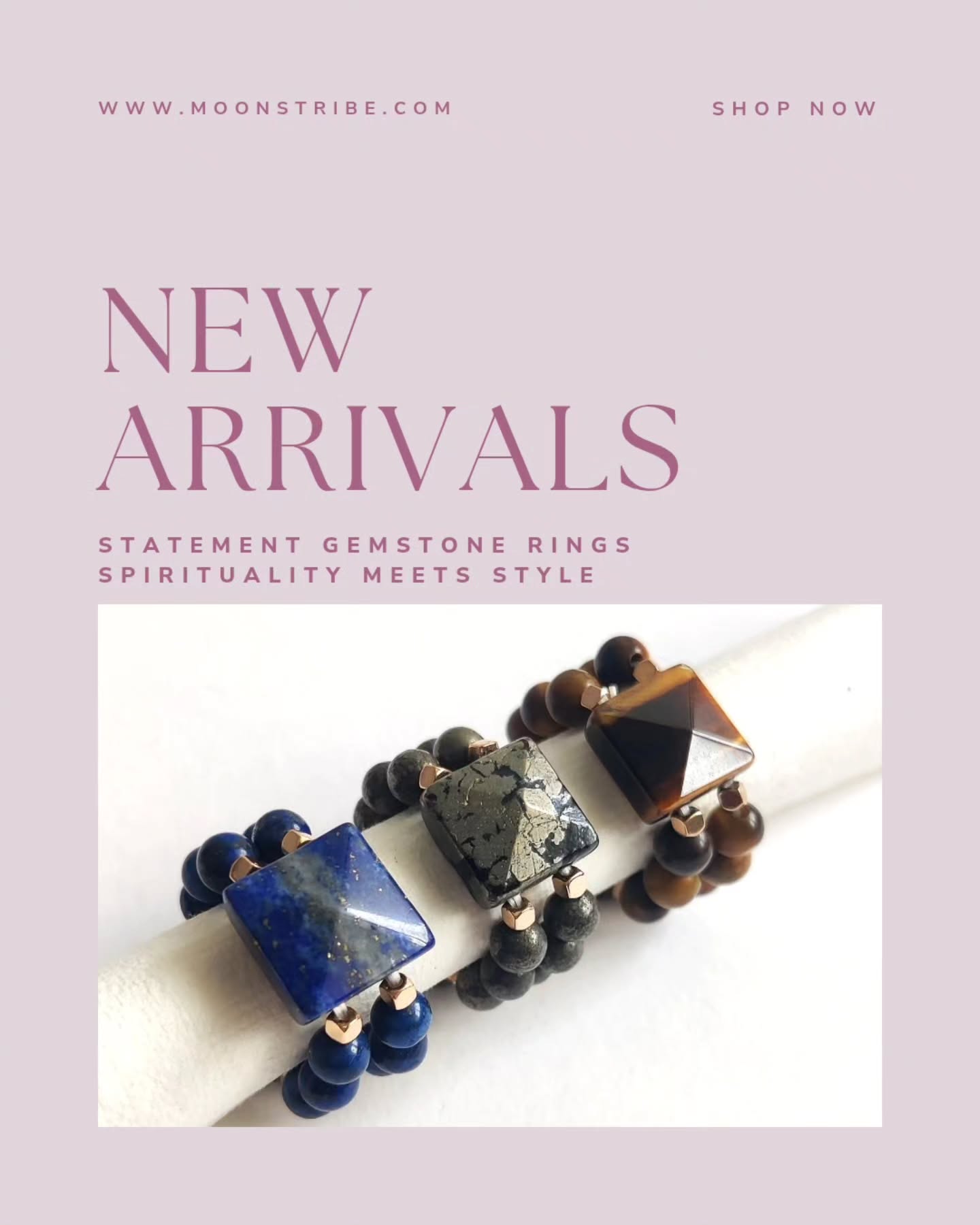 ✨ Where Spirituality Meets Style ✨
Our new collection of bold gemstone rings is designed for the soul who believes jewelry should be more than just an accessory.
Each ring is crafted with natural crystals to carry the energy of abundance, protection, and alignment, while making a powerful style statement. 💍
It’s not just jewelry — it’s an extension of your energy.
Which one has your vibe?
Why you’ll love them:
•Infused with crystal healing properties
•Bold statement design to embody your power
•A reminder of your spiritual journey — worn daily
Step into your abundance. Wear your intention. Align with your highest self.