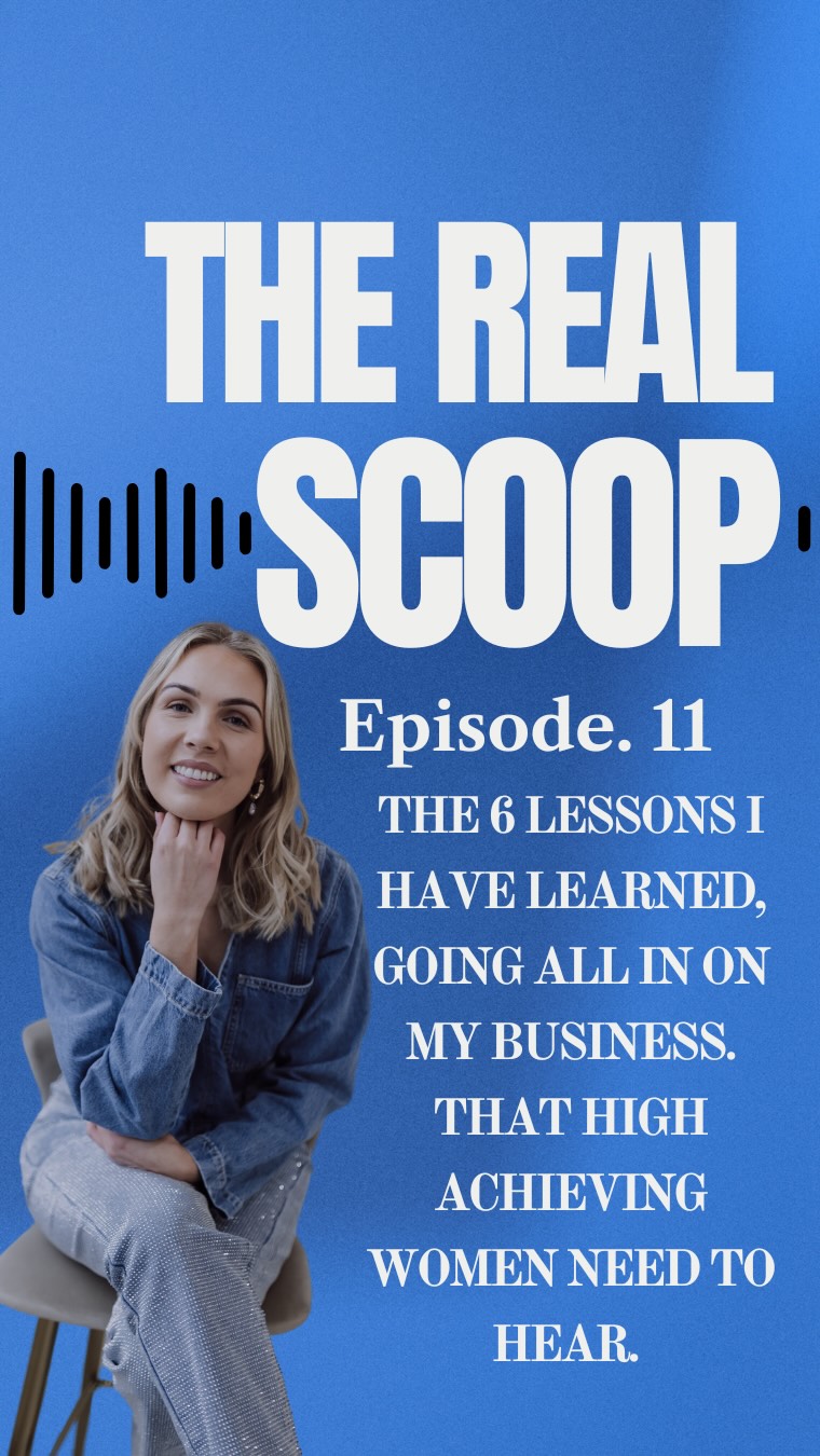 🎧EPISODE 11. 6 Months. 6 HUGE Life Lessons.
Going all in on my business over the last six months has been one of the biggest growth periods of my life, not just for my business, but for ME.
These lessons have stretched my mindset, tested my confidence, and reminded me that nervous system regulation isn’t optional when you’re making your visions become your reality, it’s essential.
In Episode 11 of The Real Scoop Podcast, I’m sharing the 6 key lessons I’ve learned since going full-time in my business, including-
-Why more time doesn’t equal more impact
-The reality of being an extrovert alone all day
-How I had to force myself to switch off
-Why I had to take a step back and realise I was the only one putting unrealistic pressure on myself
-Falling into the trap of letting business define your worth
-The importance of staying aligned with the long-term vision
These 6 months haven’t been about business strategy. It’s been about truly mastering my mindset, building self-trust, and recognising my own unique patterns that led to into cycle of self-doubt, procrastination, and perfectionism.
If you’ve been feeling stuck in your own head lately, doubting yourself, struggling to switch off, or questioning if you’re even on the right path, this episode is for you.
🎧 Listen to Episode 11 now on Apple Podcasts or Spotify, find the link in bio.
And if you know a friend who’s navigating the same challenges, share this with her. She needs to know she’s not alone.
Because this isn’t just about business.
It’s about becoming the woman who can hold it all no matter what comes her way!
#therealscooppodcast #6lessons #businesslessons #nervoussystemhealing #womensupportingwomen #mindsetmentor #femaleentrepreneur #femalecoach #mindsetshifts #procrastinating #perfectionists #podcast🎧 #selfdevelopmentpodcast #mindsetpodcast #femalepodcasters #femalepodcast