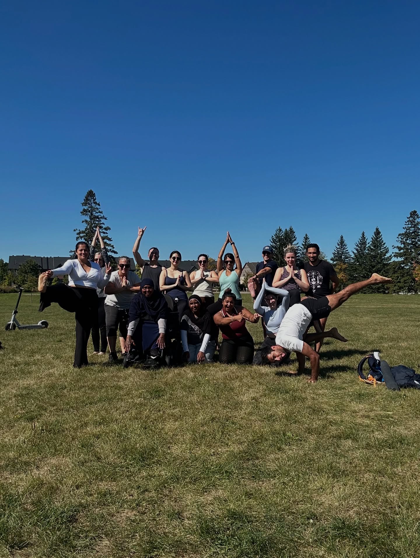 Amazing turn out for the Outdoor Yoga class.
Big thanks to all those who showed up to practice whilst the sun still warms our hearts and bodies!