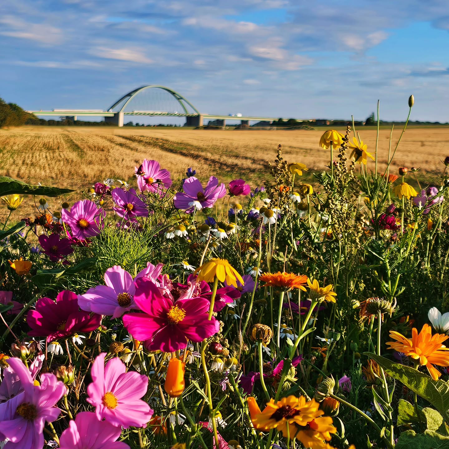 Ein wunderbarer Wildblumenstreifen wurde an den Feldern nach Strukkamphuk eingerichtet. Vom Haus im Felde kommt man über den Feldweg nach Strukkamp zu Fuß oder mit dem Rad dorthin.
#Hausimfelde
#Ferienwohnungen
#Fehmarn
#hausimfelde
: