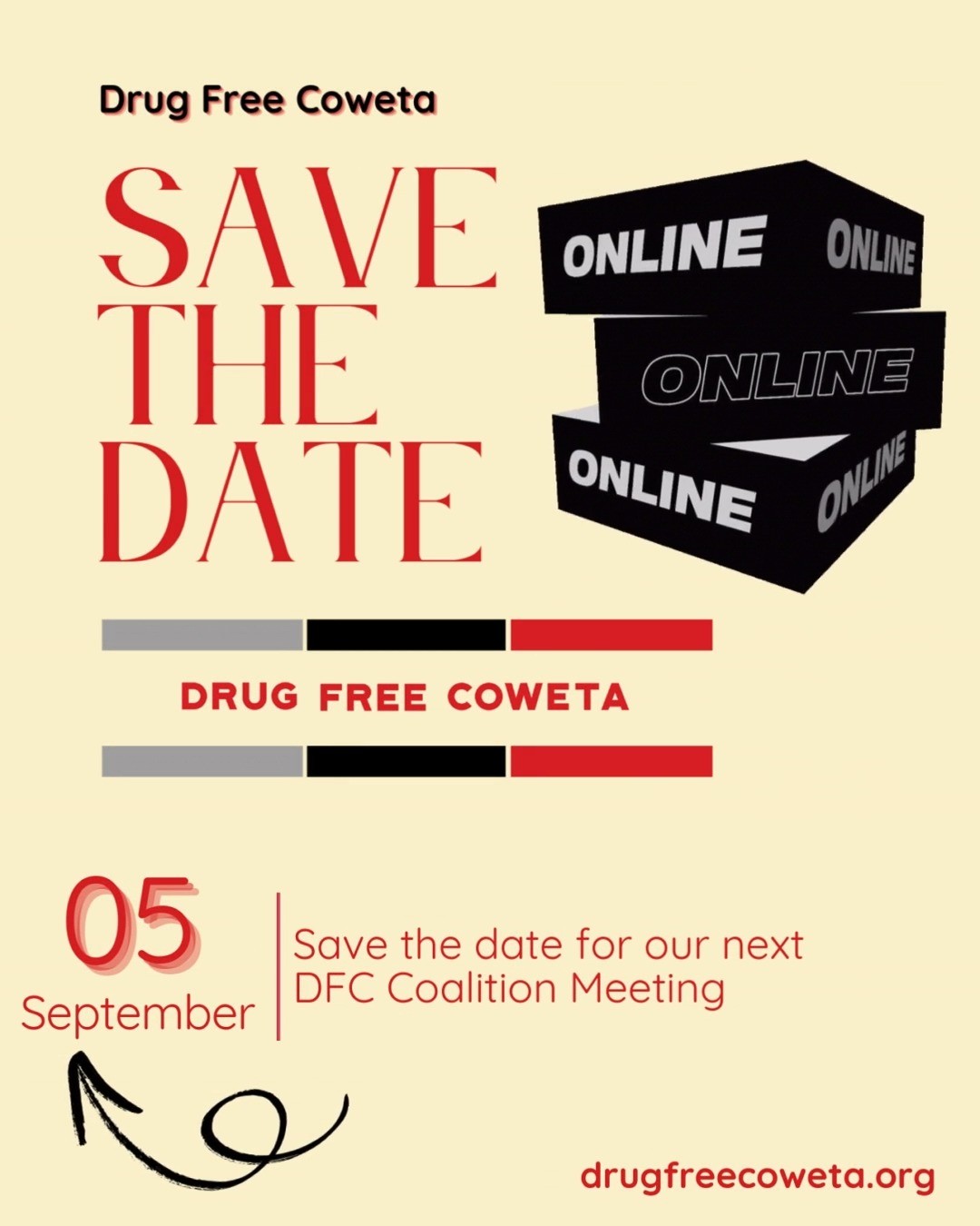💡 Ever thought about joining Drug Free Coweta but couldn’t make it before? Here’s your chance!
📅 Sept 5 | 9–10 AM | Virtual
We’re bringing together parents, nonprofits, and community partners to share ideas and take action for a healthier Coweta.
Join us on Google Meet ➡️ meet.google.com/ycg-bbbn-qhi