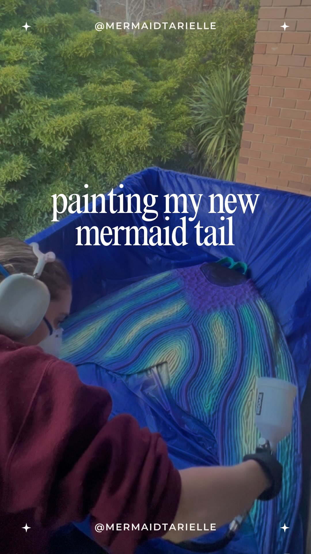 Painting up something new… 👀
A little sneak peek of the fin I’m making for my upcoming Europe trip 💜💙💚💛 decided it was time for an upgrade… cannot wait to take this one for a swim when it’s all done 🧜🏼♀️✨
Fin design by @themelbournemouldmaker
#MermaidTarielle #BehindTheScenes #MermaidTailArt #MermaidTail #RealMermaid #MermaidTailMaker #MermaidMaker