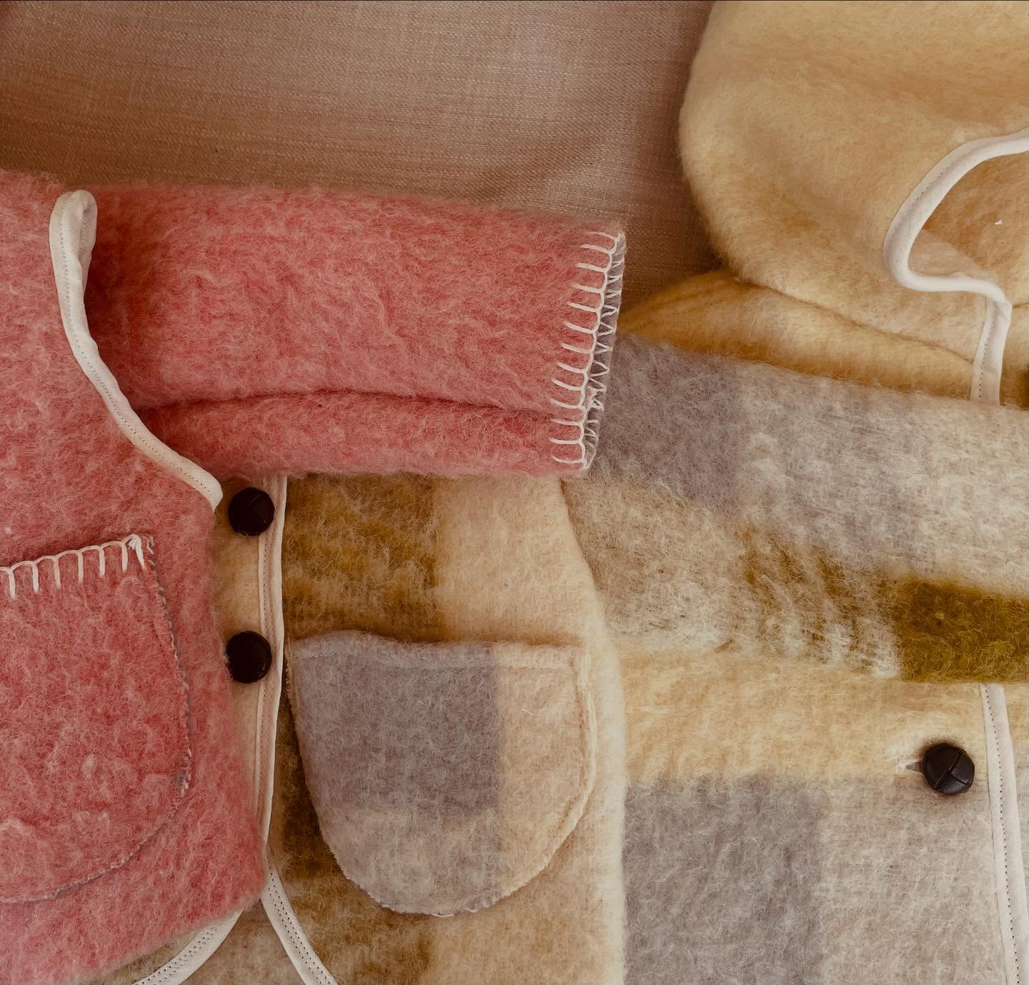 Our tiny warm jackets 🍬