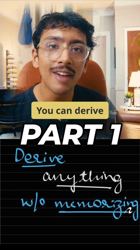 How to derive any equation: Part 1