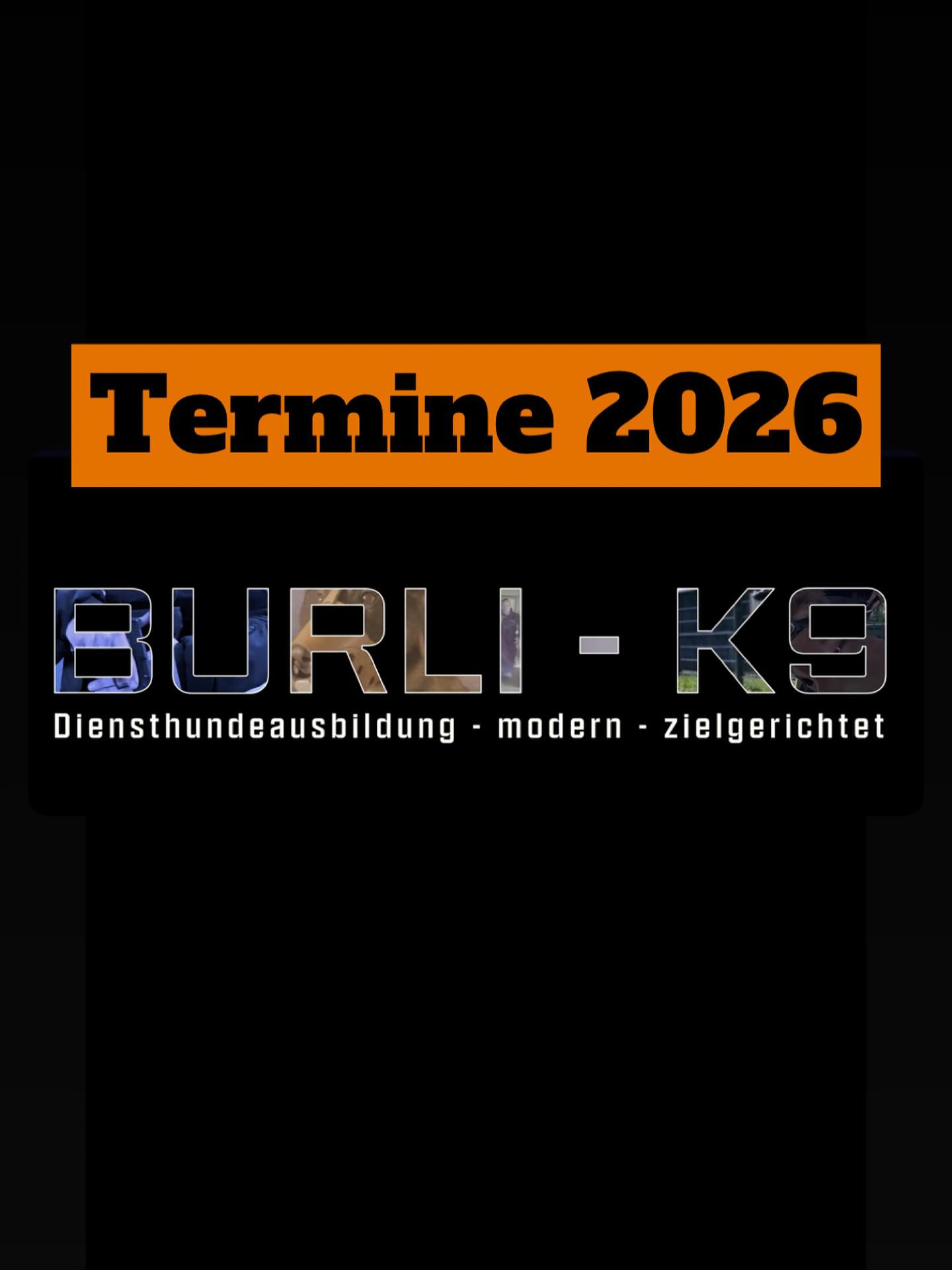 Offene Burli-K9 Seminare 2026:
Voranmeldungen für die offenen Seminare sind ab sofort über unsere Hompage, info@burli-k9.org oder WhatsApp möglich.
Der Preis pP liegt bei ca. 250€/Wochenende exkl. Verpflegung und Unterkunft.
Wer einige dieser Module gerne in seinem örtlichen Umfeld veranstalten möchte, sollte dies zeitnah anfragen.
18.01.2026 : Vortrag Junghund Welpen
23. - 25.01.2026 : Modul 1
20. - 22.02.2026 : Modul 2
13. - 15.03.2026 : Modul 4
24. - 26.04.2026 : Modul 3
08. - 10.05.2026: Beiß -/ Stoßkorb
19. - 21.06.2026 : Modul 4B HST
21. - 23.08.2026 : Girlsdays
18. - 20.09.2026 : Testodays
16. - 18.10.2026 : Modul 3B
Wir freuen uns auf euch!
Euer Burli-K9 Team 😎