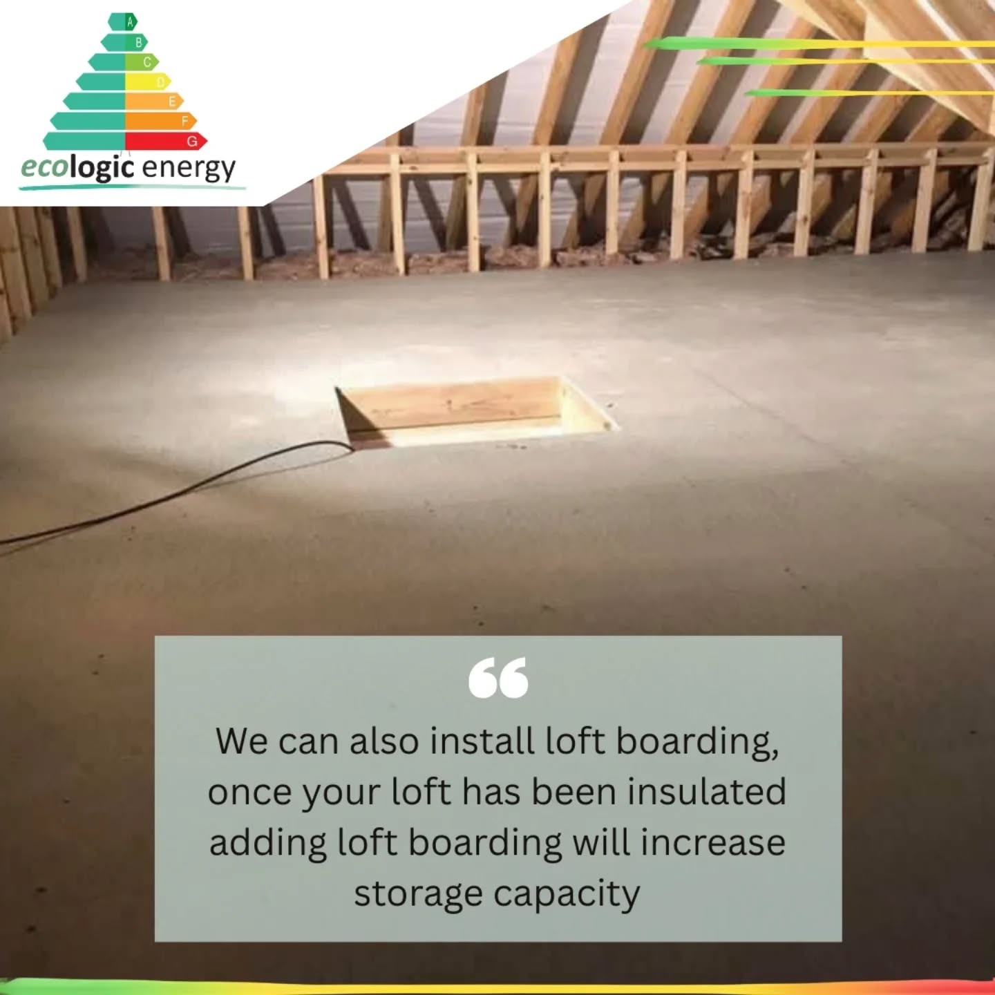 Once your loft has been insulated, adding boarding is a great way to increase your storage space in an organisation. We use joists, treated timbers and 18mm moisture resistant boards to achieve the look in the photo.
Contact us today for your no obligation quotation
📞 0208 804 8151
✉️ Enquiries@ecologic-energy.co.uk
🌐 www.ecologic-energy.co.uk
#loft #loftinsulation #boarding #loftboarding #storage #loftspace #loftstorage #storagesolutions #energysaving #energycrisis #savemoney #cavitywallinsulation #externalwallinsulation
