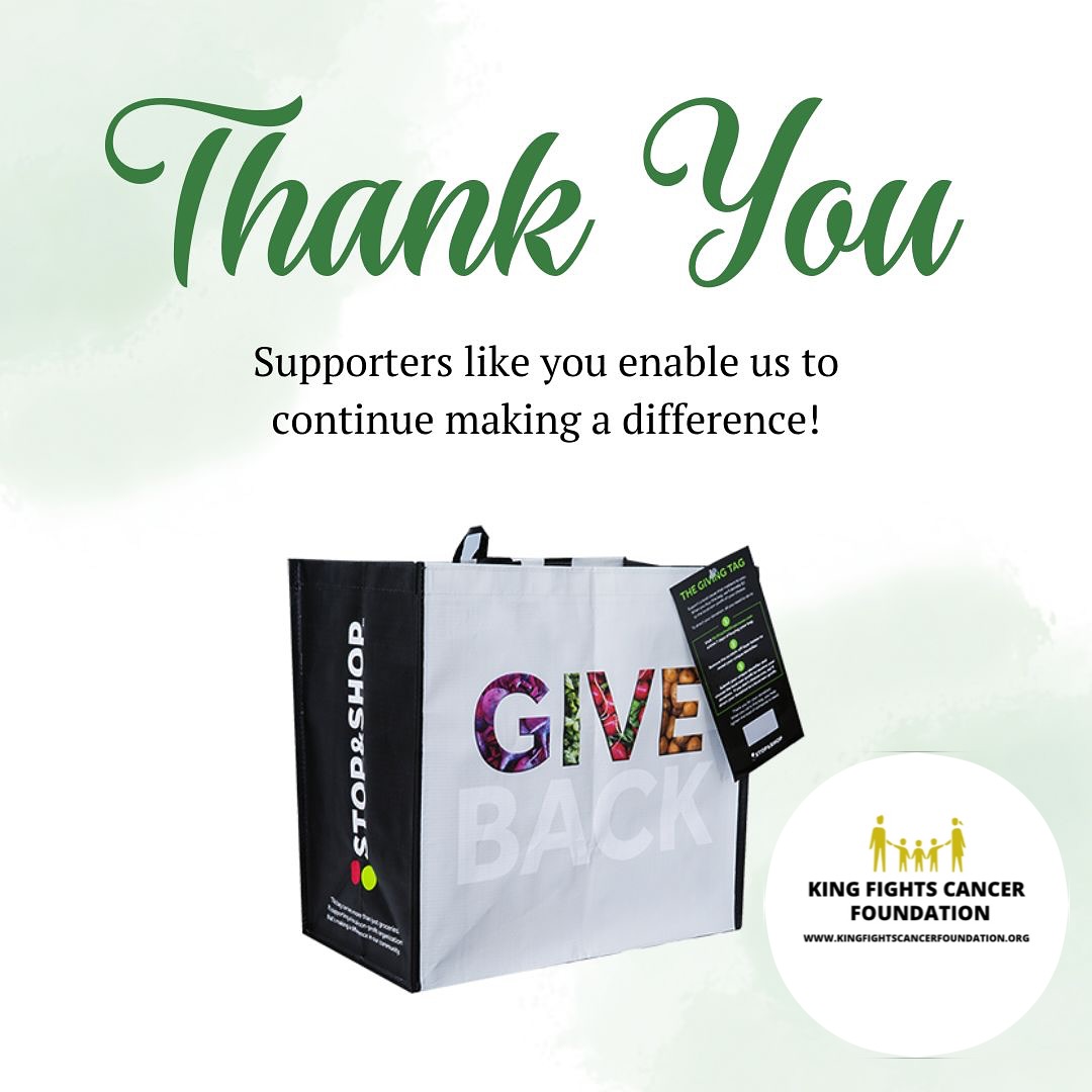 ⏳ TODAY is the LAST CHANCE! ⏳
When you purchase a reusable bag at Stop & Shop New Hyde Park TODAY, you’re not just shopping… you’re fueling hope, strength, and support for families in our community. 🛍️✨🎗️
Don’t let this opportunity pass—share this post, tell a friend, and let’s finish STRONG together. 💪💛
•
•
•
💛Stop & Shop New Hyde Park in New York has chosen us as their nonprofit to support for the month of August!
💛King Fights Cancer Foundation will receive $1 for EVERY $2.50 reusable bag purchased throughout the ENTIRE month!
💛Your generous donations will help children and their families that are fighting childhood cancer.
•
•
•
#StrongerTogether #CommunityBagProgram #StopAndShop #GiveBack #KFCF #KingFightsCancerFoundation