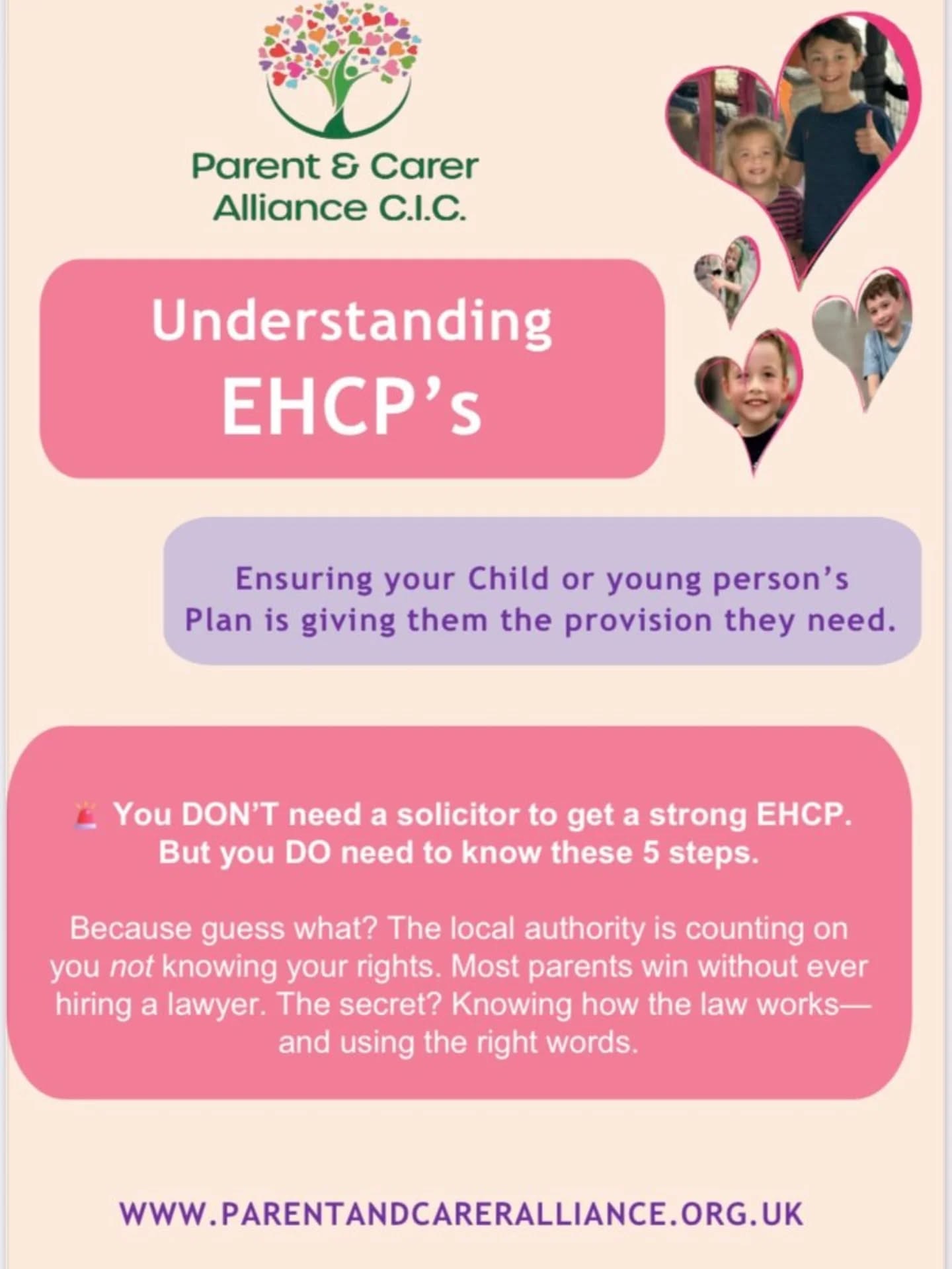 Understanding EHCP's, here's 5 steps to help guide you! #strongertogether❤️ #ehcp #parent #parentcarer #éducation #heretohelp #advocate