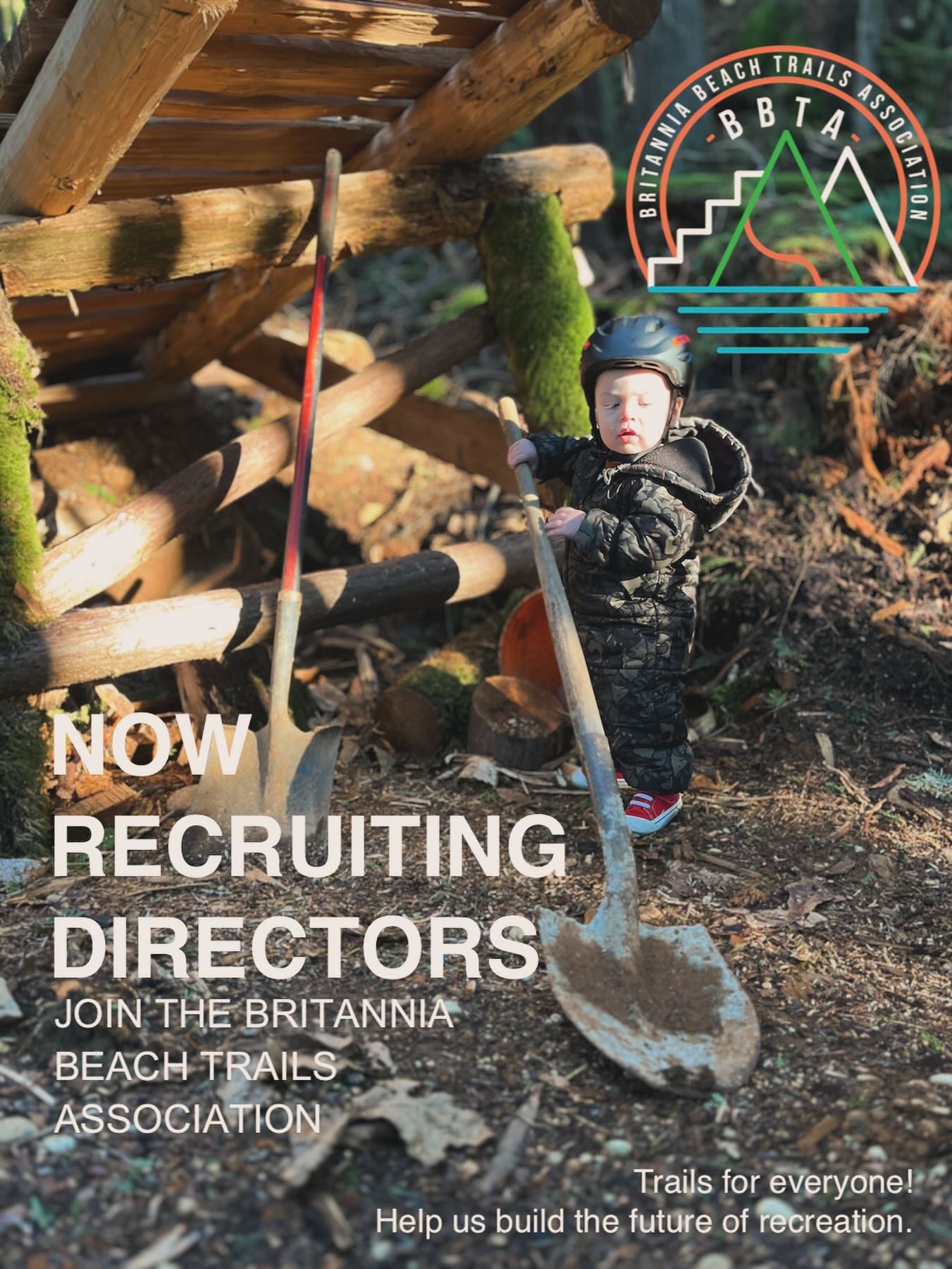 📣 We’re Looking for New Directors!
The Britannia Beach Trails Association (BBTA) is growing, and we’re inviting passionate community members to join our Board of Directors.
If you love trails, community, and the Sea to Sky outdoors, this is your chance to:🌲 Help shape the future of Britannia Beach’s trail network
🤝 Collaborate with local riders, builders, and residents
📈 Gain experience in non-profit leadership
⚒️ Advocate for sustainable trail building & maintenance.
We’re looking for directors who can bring energy, ideas, and skills in areas like:
✔️ Leadership
✔️ Advocacy
✔️ Treasurer
✔️ Secretary
✔️ Trail stewardship
✔️ Fundraising & grant writing
✔️ Community outreach & events
✔️ Non-profit governance
How to Apply:
Send us a quick email at BBTA.info@gmail.com or DM us here on Instagram.
Let’s build something amazing, together. 💪✨
—
🔖 Tagline: “Trails for everyone. Help us build the future of recreation.”