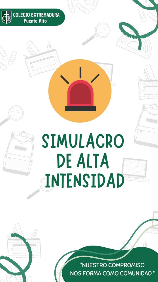 Simulacro de alta intensidad ✔️✔️✔️
Felicitamos a nuestros estudiantes por el desarrollo del simulacro de alta intensidad que se lleva a cabo con responsabilidad y participación.
#simulacro
#operaciondaisy