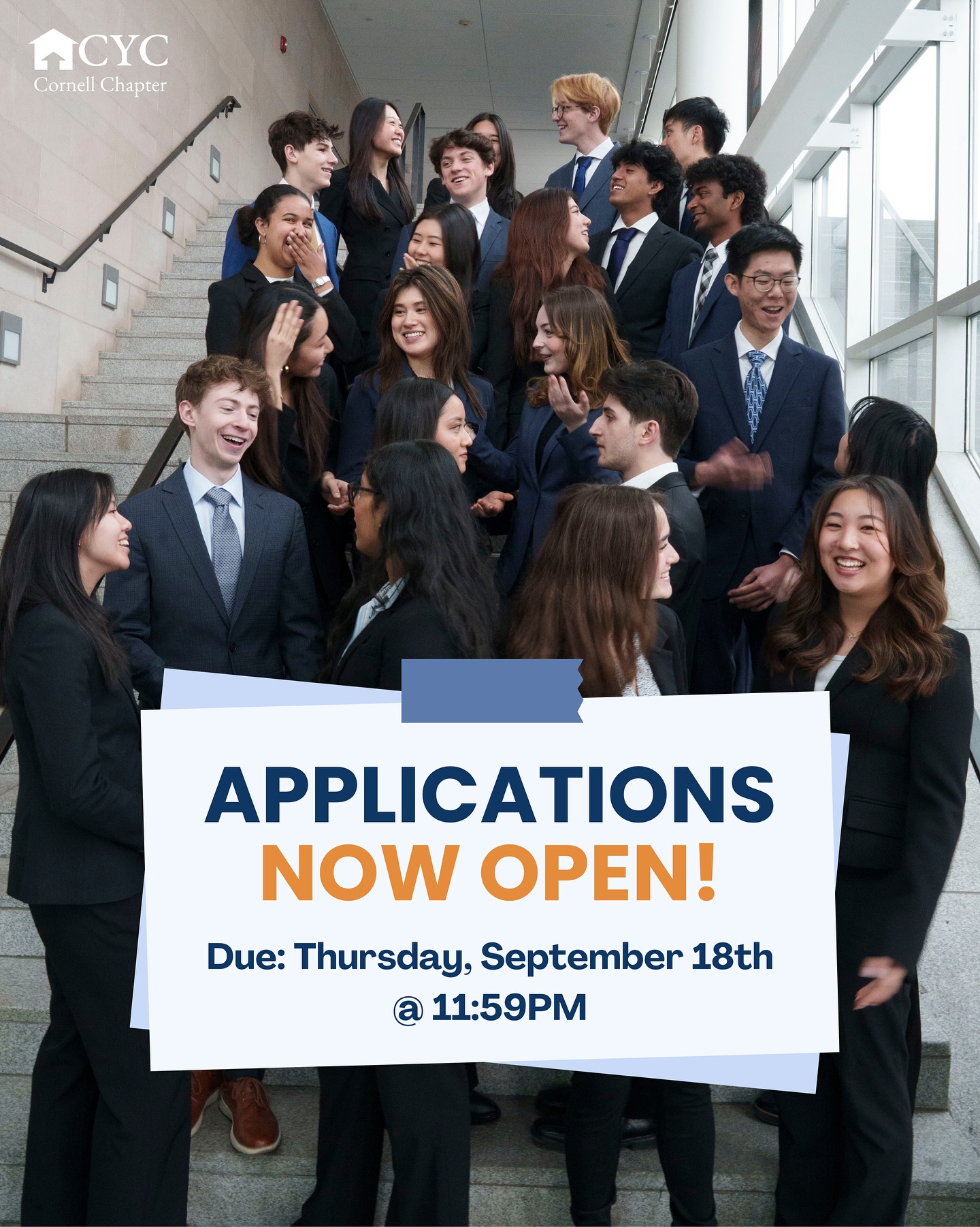 Applications for Fall ‘25 are now live! Go to our website or the link in our bio for the application link! Reminder to sign up for coffee chats and fill out our interest form to stay connected during recruitment!