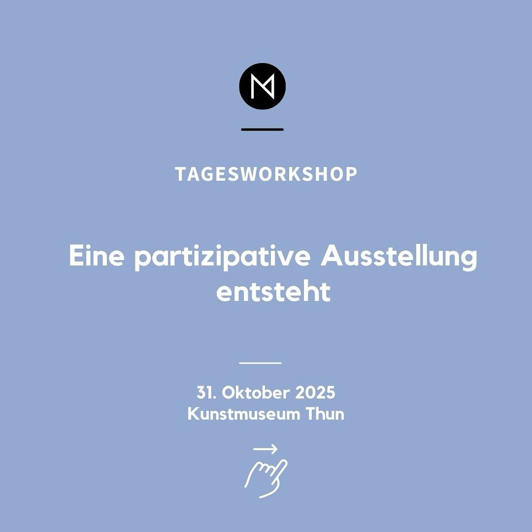 Tagesworkshop im Herbst: „Eine partizipative Ausstellung entsteht“
Ausstellungen werden klassisch von Kurator:innen entwickelt – klar. Doch wenn Menschen mitreden, die einfach neugierig sind, wie Kunst und Objekte im Museum zusammenspielen, dann entsteht etwas Neues: Partizipation. Die Deutungsmacht wird geteilt, kulturelle Teilhabe wird gelebt.
Im Workshop mit Sara Smidt tauchen wir in Prozesse ein, die sich grundlegend von der klassischen Ausstellungsentwicklung unterscheiden. Moderations- und Prozesskompetenz stehen dabei im Zentrum – Schlüsselqualifikationen der Kulturvermittlung.
📅 31. Oktober 2025
📍 Kunstmuseum Thun
🕙 10.00 - 16.30
🎟️Anmeldung bis 24. Oktober auf www.mediamus.ch
✨ offen für Mitglieder & Nicht-Mitglieder