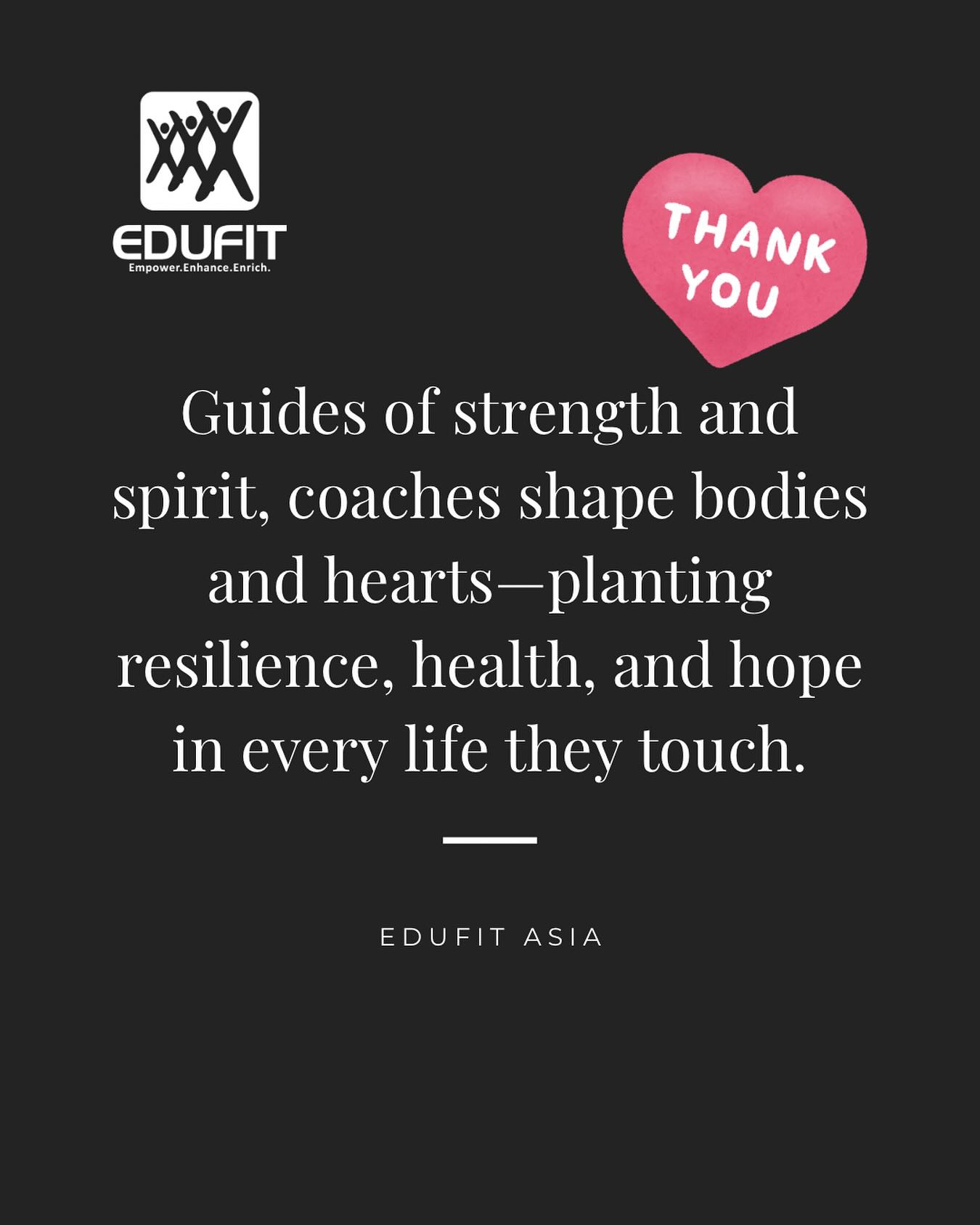 ✨ Coach’s Appreciation ✨
Guides of strength and spirit,
coaches shape bodies and hearts—
planting resilience, health, and hope
in every life they touch. 💪❤️
Your dedication goes beyond the gym—it inspires a stronger, healthier Singapore. Thank you for all you do. 🙏
#CoachAppreciation #SingaporeFitness #NICANTUC #WellnessSingapore #StrongerTogether #SportsSG #thankyoucoaches