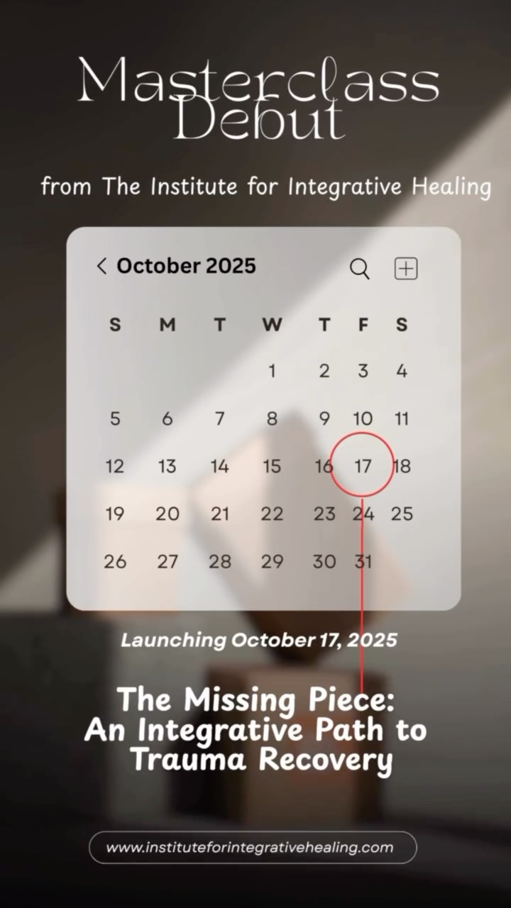 What if the missing piece in trauma recovery isn’t more talk therapy—but a whole new way of healing?
Trauma doesn’t just live in your mind.
It lives in your body, your hormones, your gut, your sleep—every layer of your being. That’s why true recovery requires a whole-person, integrative approach.
Join us for the debut masterclass of The Institute for Integrative Healing:
🌿 The Missing Piece: An Integrative Path to Trauma Recovery
📅 Friday, October 17, 2025 | ⏰ 6–8 PM MST
📍 KILN – Gilbert
🎤 Speaker Lineup:
✨ Myra Hurtado, LPC-S – Rewiring Safety: Why Trauma Healing Must Include the Whole Body
✨ Cheryl Simmons, FNP – Reclaiming Balance: The Impact of Trauma on Hormones, Thyroid, and Adrenals
✨ Stephanie Kreun, CHN – The Gut-Brain Connection: Why Nutrition and Sleep Are Mental Health Essentials
Whether you’re someone on a healing journey who knows there’s a missing piece, or a practitioner wanting to deepen your trauma-informed lens, understand how nutrition plays a role, or explore why internal balance is essential for wellness—this event is for you.
⚠️ Space is limited. 🎟 Buy your tickets now — link in bio!
✨ Healing isn’t just possible—it’s essential. Don’t miss this foundational class offering a new collaborative, holistic and integrative approach to true healing, recovery and overall wellness. Let’s step into a new path of recovery… together!
https://www.instituteforintegrativehealing.com/event-details/the-institute-for-integrative-healing-foundational-debut
#TraumaHealing #IntegrativeCare #MindBodyHealing #HolisticWellness #MentalHealthMatters #NervousSystemHealing #GutBrainConnection #HormoneHealth #TraumaRecovery #HealingJourney #IntegrativeHealing #ArizonaEvents #InstituteforIntegrativeHealing