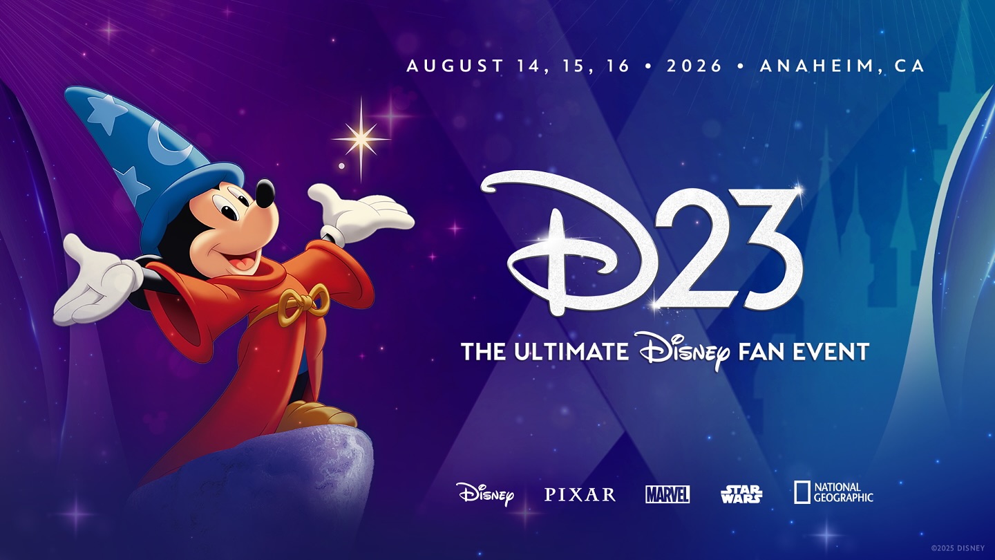 ✨ It’s official! #D23: The Ultimate Fan Event is coming back to Anaheim, August 14–16, 2026! ✨
Panels, showcases, shopping, and the return of D23 Day at Disneyland are all on the way, with marquee presentations once again taking place at the Honda Center.
We’re locked in and our hotel is already booked ✅ See you in Anaheim!
#D23 #D23Expo #DisneyFans #UltimateFanEvent