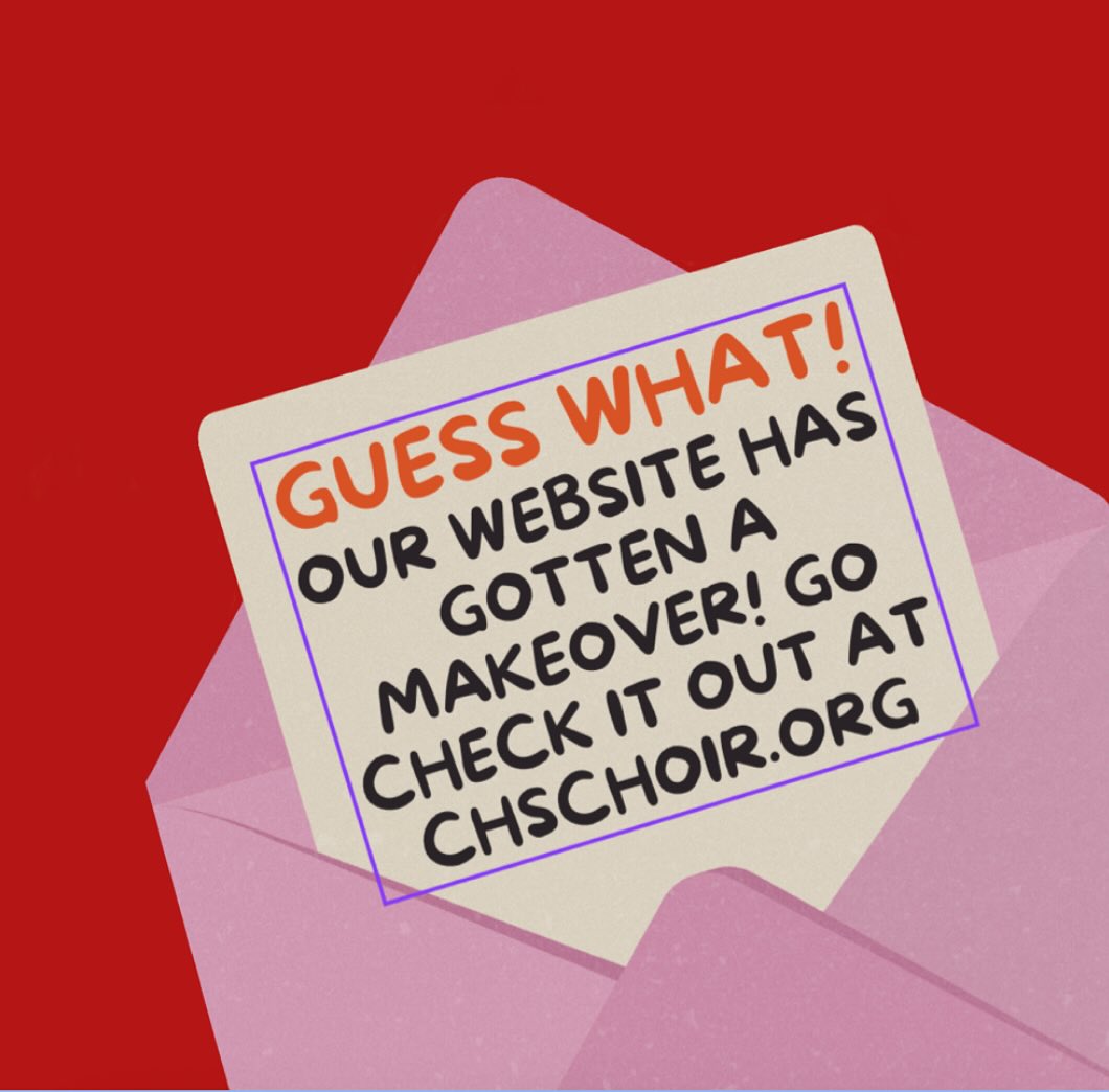 yay! updated choir website! go check it out!!! ❤️🎶