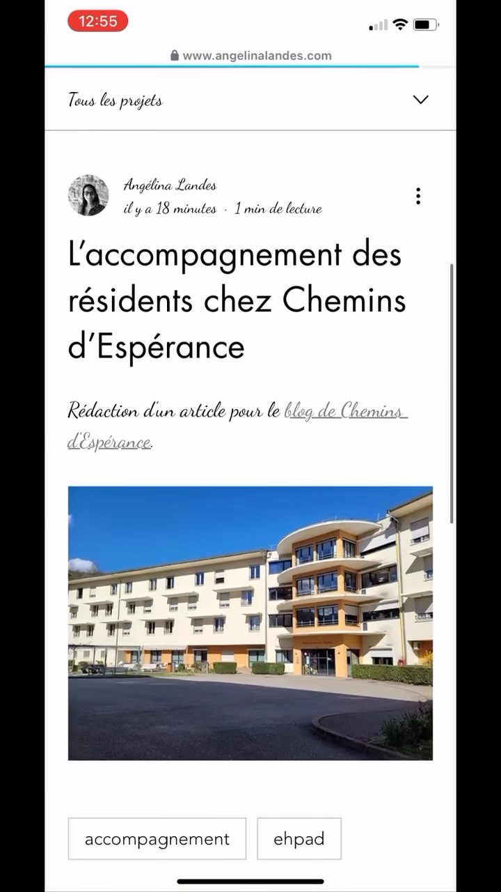 Article sur l’accompagnement chez Chemins d’Espérance et la notion d’humanitude.
#ehpad #humanitude @cheminsdesperance #vieillir