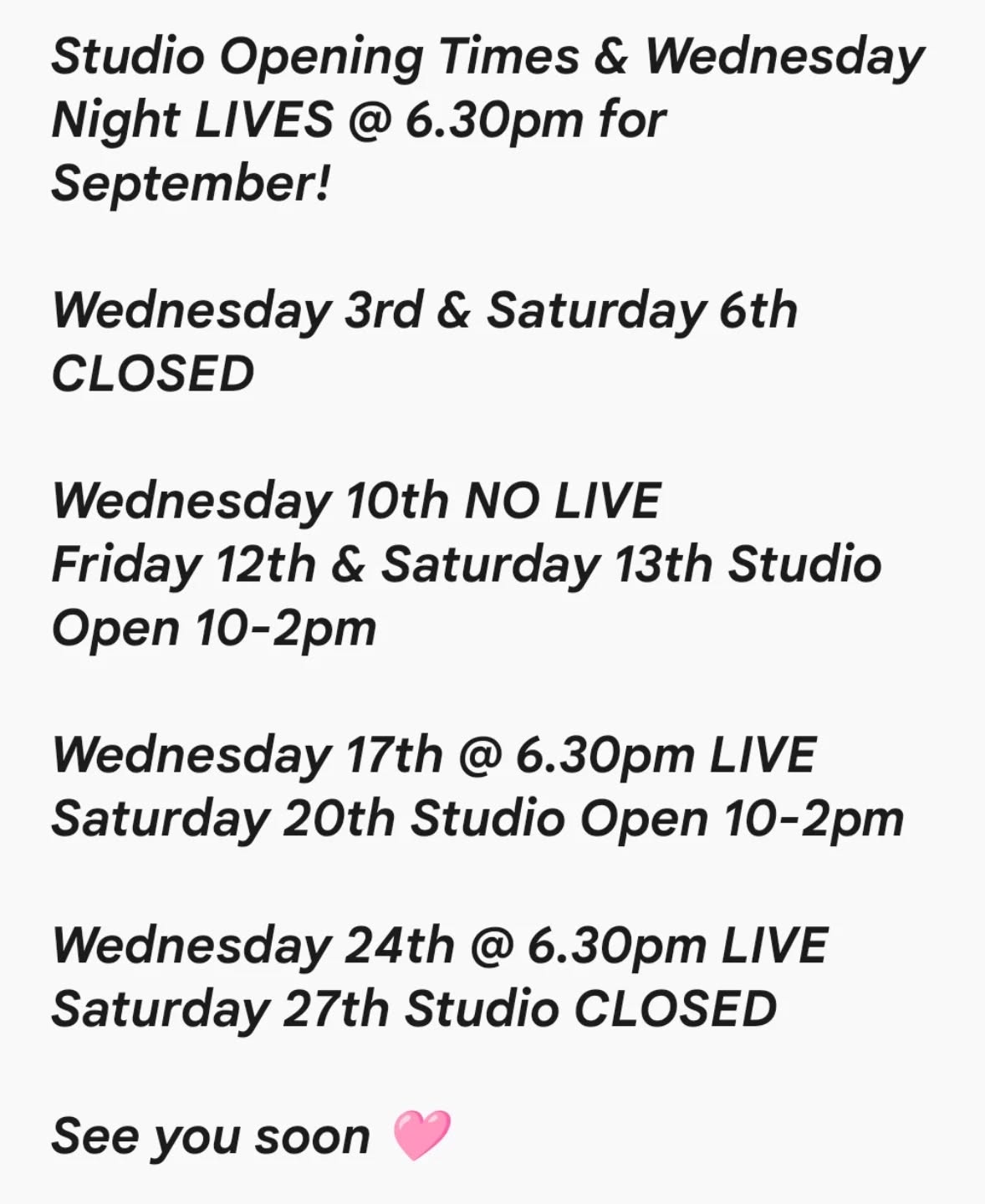 #september #datesforyourdiary ๐