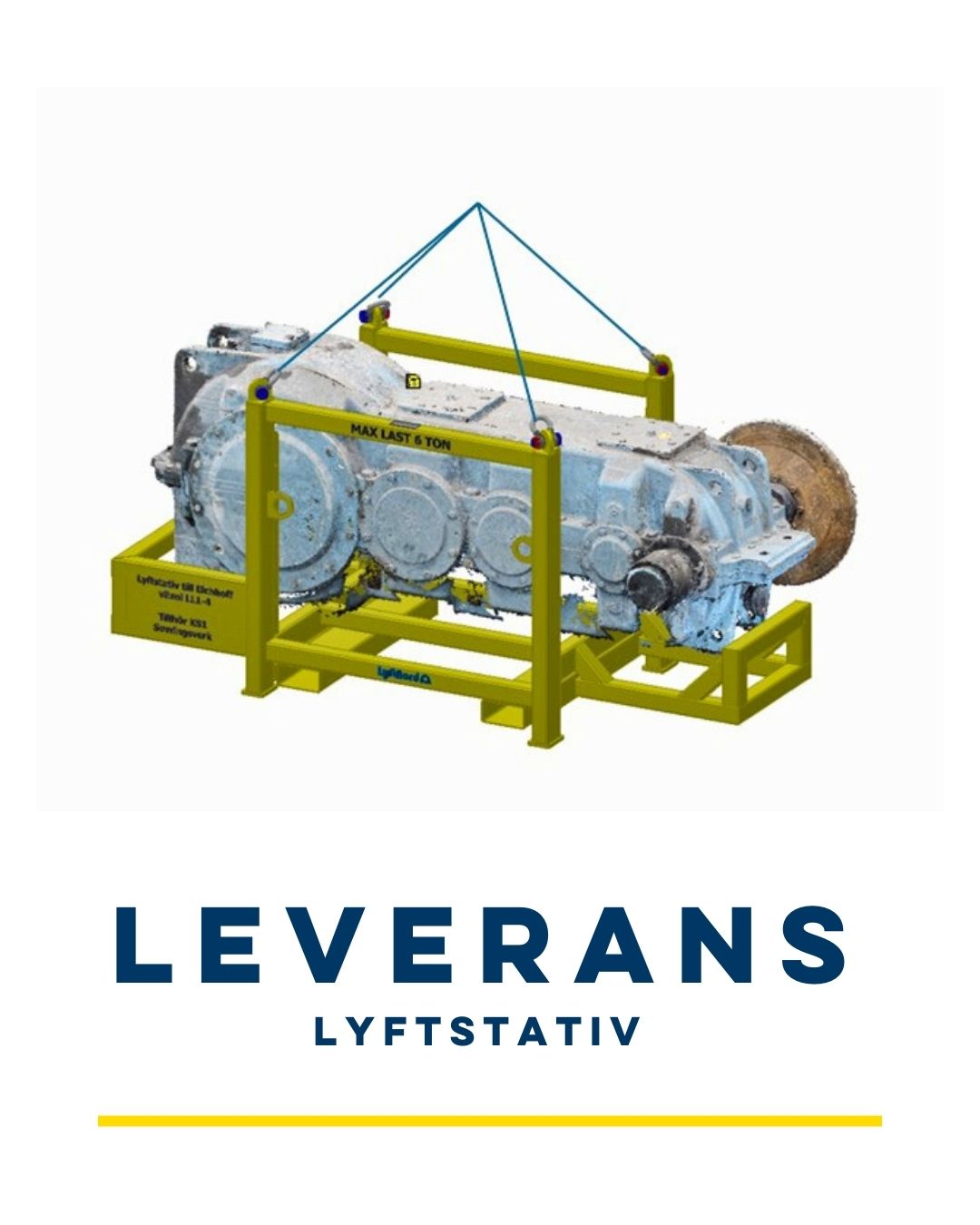 🔧 Kundanpassat lyftstativ
Specifikt konstruerat för växellåda 🔩
• 3D-scannad för exakt passform
• Säker hantering med kran & lastmaskin
• Kundspecifik märkning
• Trygg förvaring & transport
När ritningar saknas löser vi det med modern teknik.
Er anpassning är vår standard.
#lyftok #3Dscanning #växellåda #skräddarsytt #lyftteknik #säkerhet