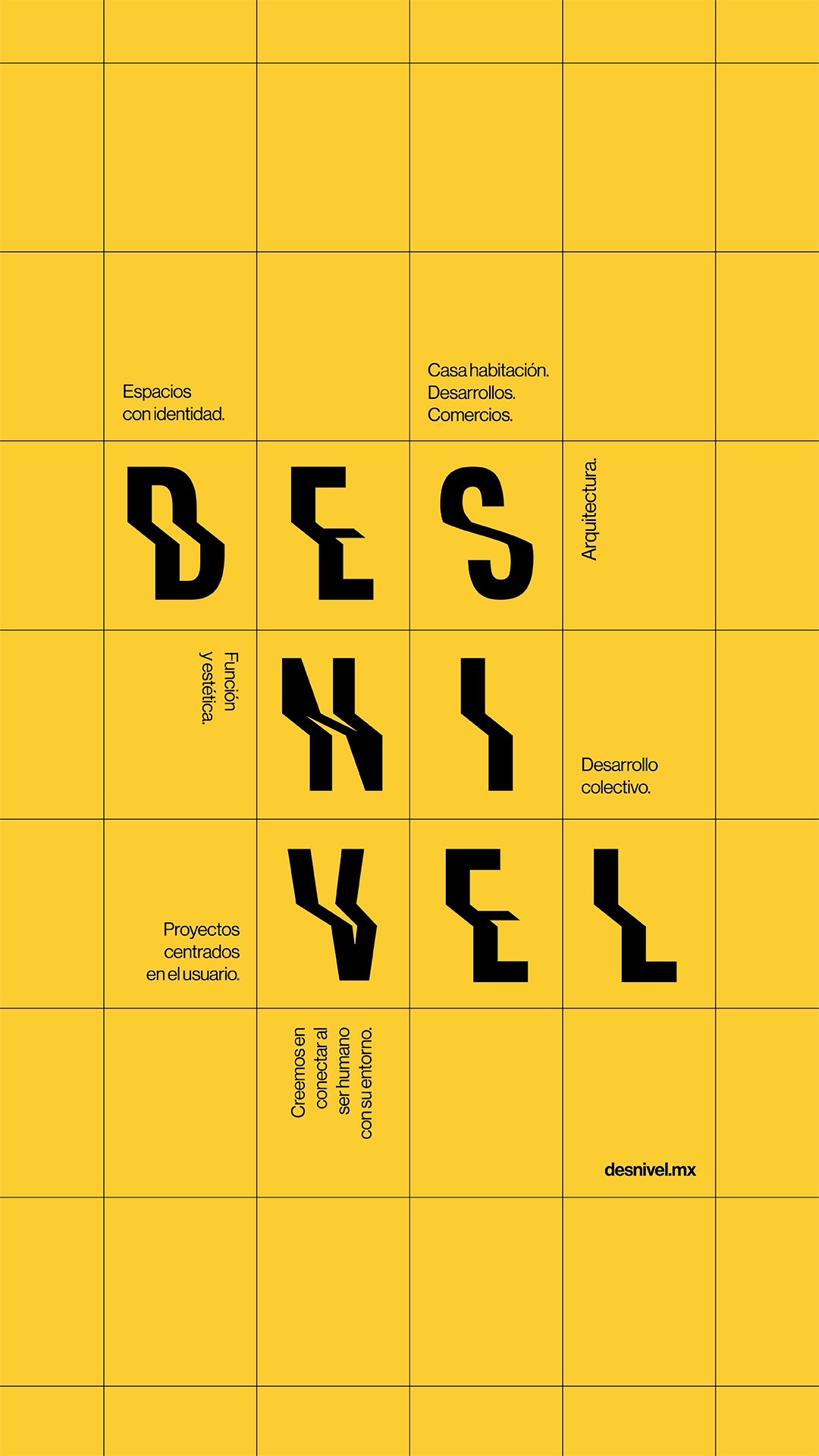 Creamos espacios llenos de identidad, somos un taller en constante evolución.
#DesnivelArquitectos