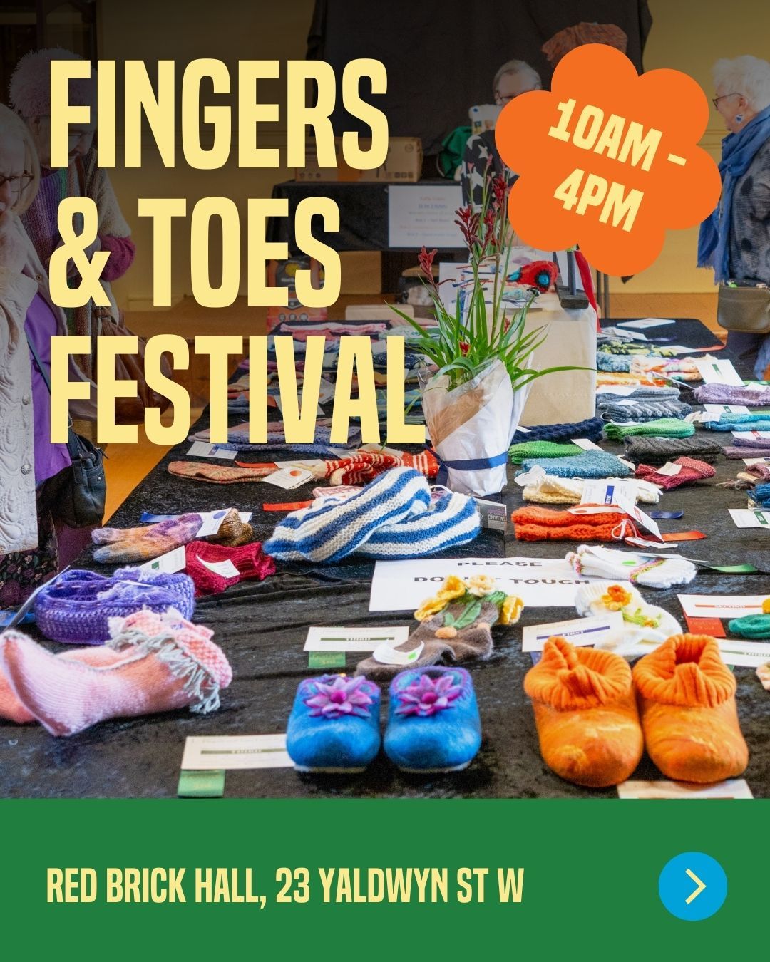 It’s a big Saturday at the festival with something on all day and into the evening:
🕘 Antique Fair – Quambi Stadium
🧤 Fingers & Toes Festival – Red Brick Hall
🌼 Spring Daffodil Show – Mechanics Institute
🐾 Ferret Racing – Mechanics Institute Reserve
🌭 Bull Boar Eating Comp – Mechanics Institute Forecourt
🎭 Festival of One Act Plays – Bluestone Theatre
Check the website for details and make a day of it in Kyneton.
--
The Kyneton Daffodil & Arts Festival
📍 5–14 September 2025
Supported by Major Sponsors @kynetononriverside
Visit our website to view all events and sponsors.
.
.
.
.
.
#kynetondaffodilandartsfestival #kyneton #daffodilfestival #macedonranges #visitmacedonranges #macedonrangesnaturallycool #daylesfordmacedonranges #daylesfordmacedonrangeslife #onehouroutofmelbourne #regionalarts #thingstodo #festivalday #communityevent