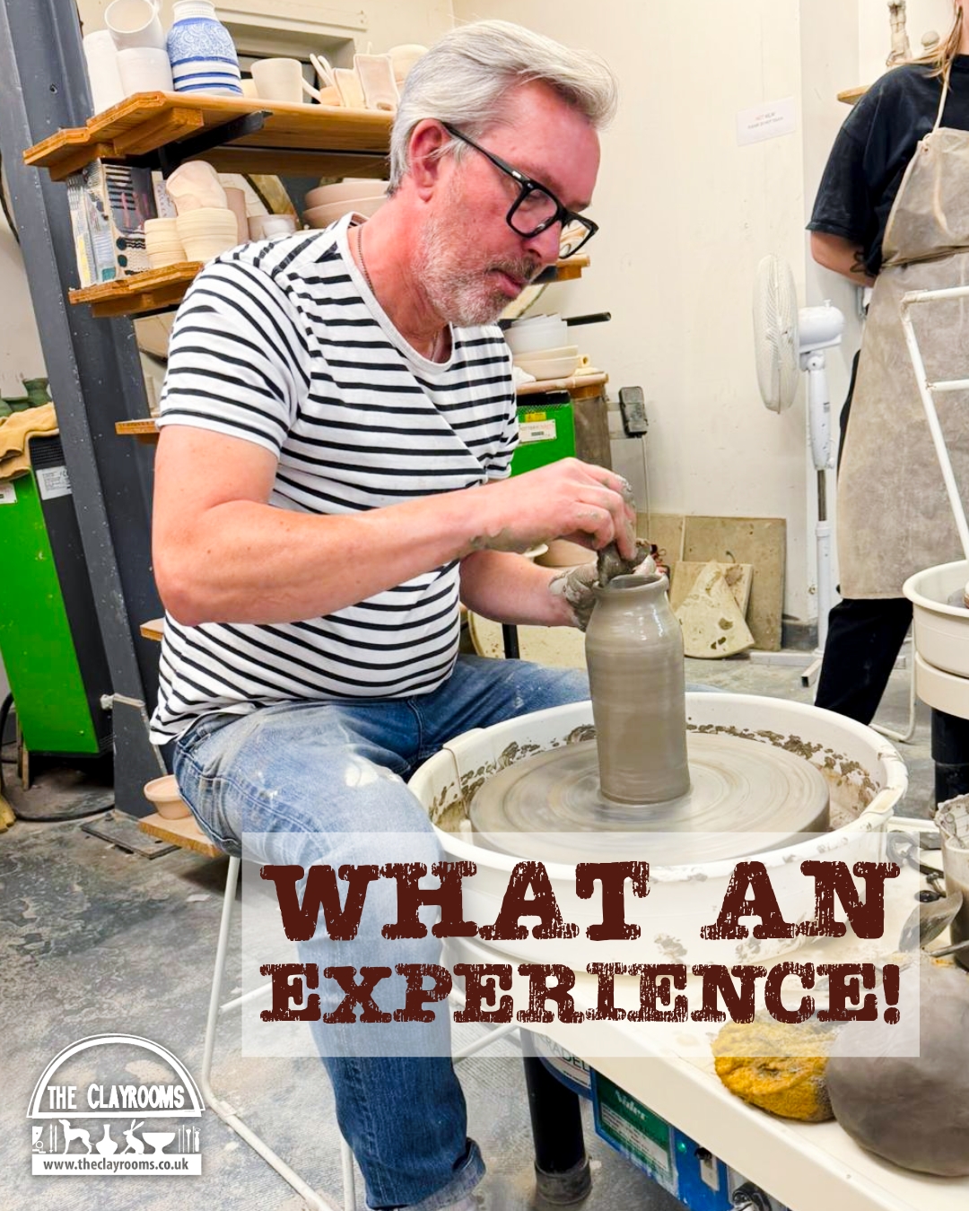 What a masterclass! ✨
The brilliant Derek Harbinson of from Channel 4’s The Great Pottery Throw Down and now The Clayrooms, closed up his summer upskilling course at our Ashbourne studio last week with this fabulous ‘Throwing taller’ session.🏺
From throwing bigger forms to altering pots and adding expressive decoration, Derek shared his expertise, tips, and infectious enthusiasm throughout the summer course. The studio was buzzing with creativity as members pushed their skills to the next level and loved every muddy minute of it. 🎨👐
💛 We’re so proud to have Derek as part of The Clayrooms team, inspiring makers to keep learning, experimenting, and growing.
📍 Want to challenge yourself? We have throwing and hand building pottery courses running this September across our 4 incredible studios. Tap the link in bio to book your spot.
@derek.harbinson
@peakshoppingvillage
#PotteryUpskilling #LearnPottery #WheelThrowing #DerekHarbinson #PotteryMasterclass #TheGreatPotteryThrowDown #AshbournePottery #PotteryWorkshopsUK #ClayroomsCommunity #HandsOnCreativity #PotteryForBeginners #IntermediatePottery #PotterySkills
