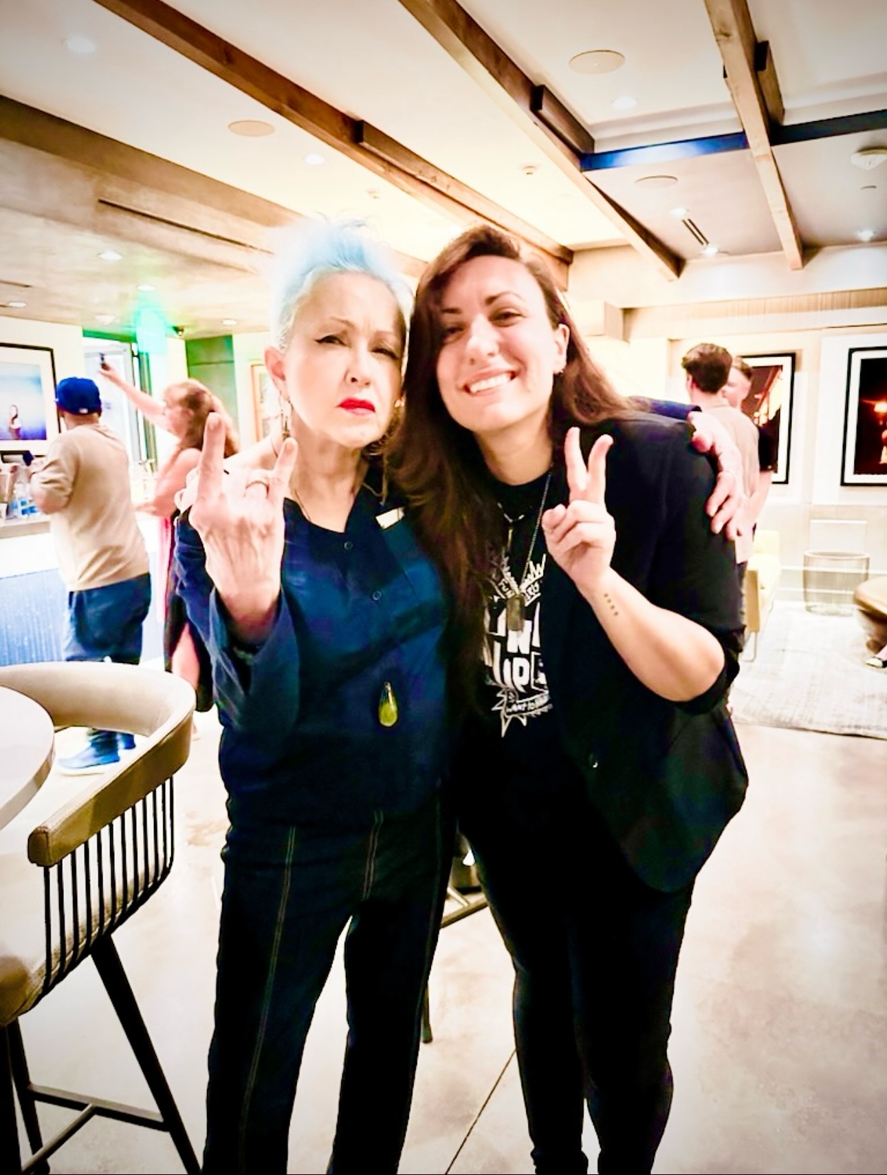 I almost never take a photo like this, but come on. And then here is a bunch more random stuff.
And on a separate note @cyndilauper had the most diverse crew I’ve ever seen and it really fostered an amazing environment. Take a note! Let’s keep it going. #comeon #comeonnow