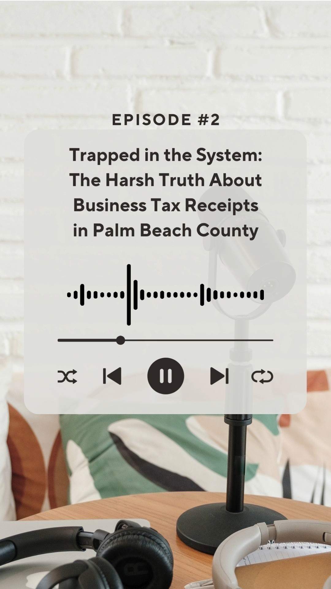 New Episode Alert! Trapped in the System is back with a story about a business owner stuck for nearly a YEAR trying to get a Business Tax Receipt (BTR) in Palm Beach County, Florida. Listen on our Youtube, link in the bio.