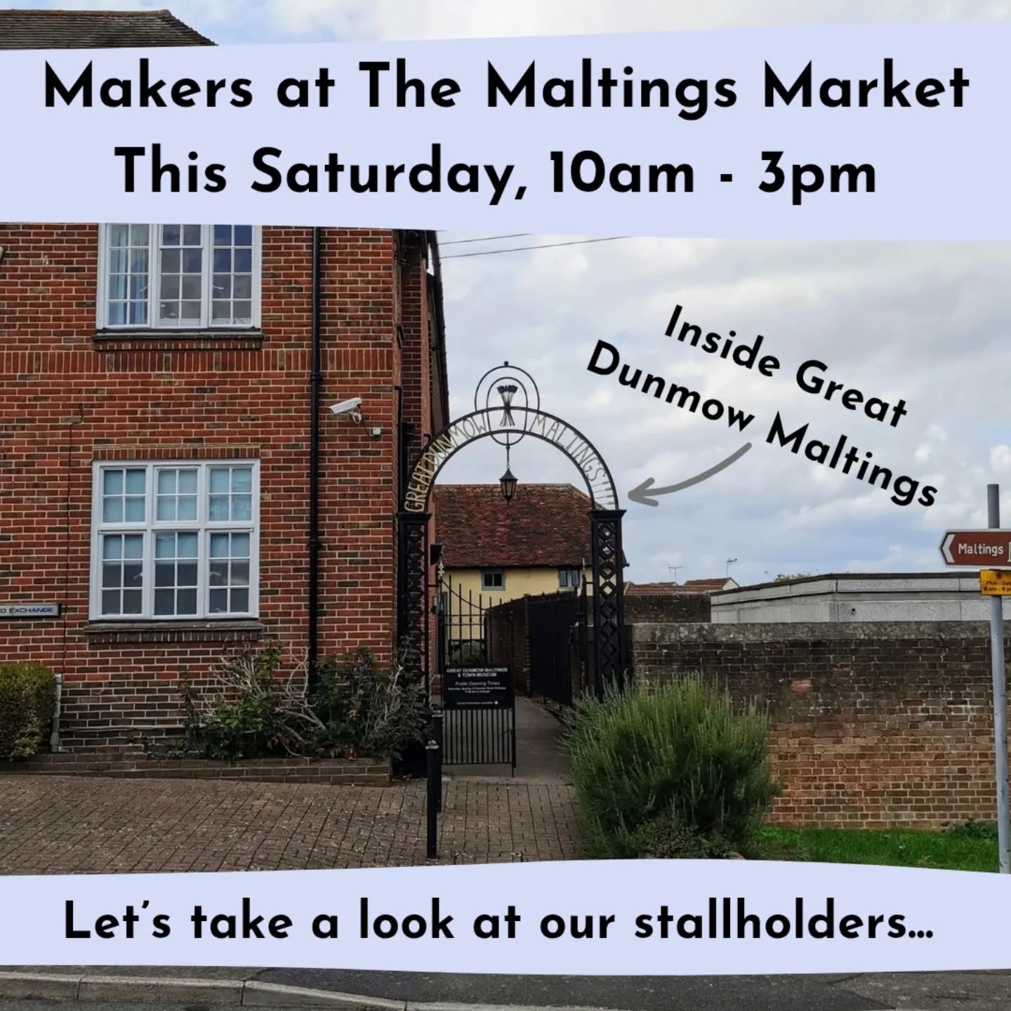 It's market week 🎉 Makers at The Maltings opens its doors again this Saturday bringing you a wonderful selection of local handmade small businesses.
Open inside Great Dunmow Maltings (opposite the Mill Lane exit of co-op car park) from 10am - 3pm. Entry is free.
Here is a sneak peek at some of the stall holders joining us this month. We'll be sharing more about them over the week.
We'd love to see you there!
#GreatDunmow #WhatsOnInEssex #EssexMarket #DiscoverUttlesford
@discoveruttlesford @great_dunmow_market_town @greatdunmowtowncouncil