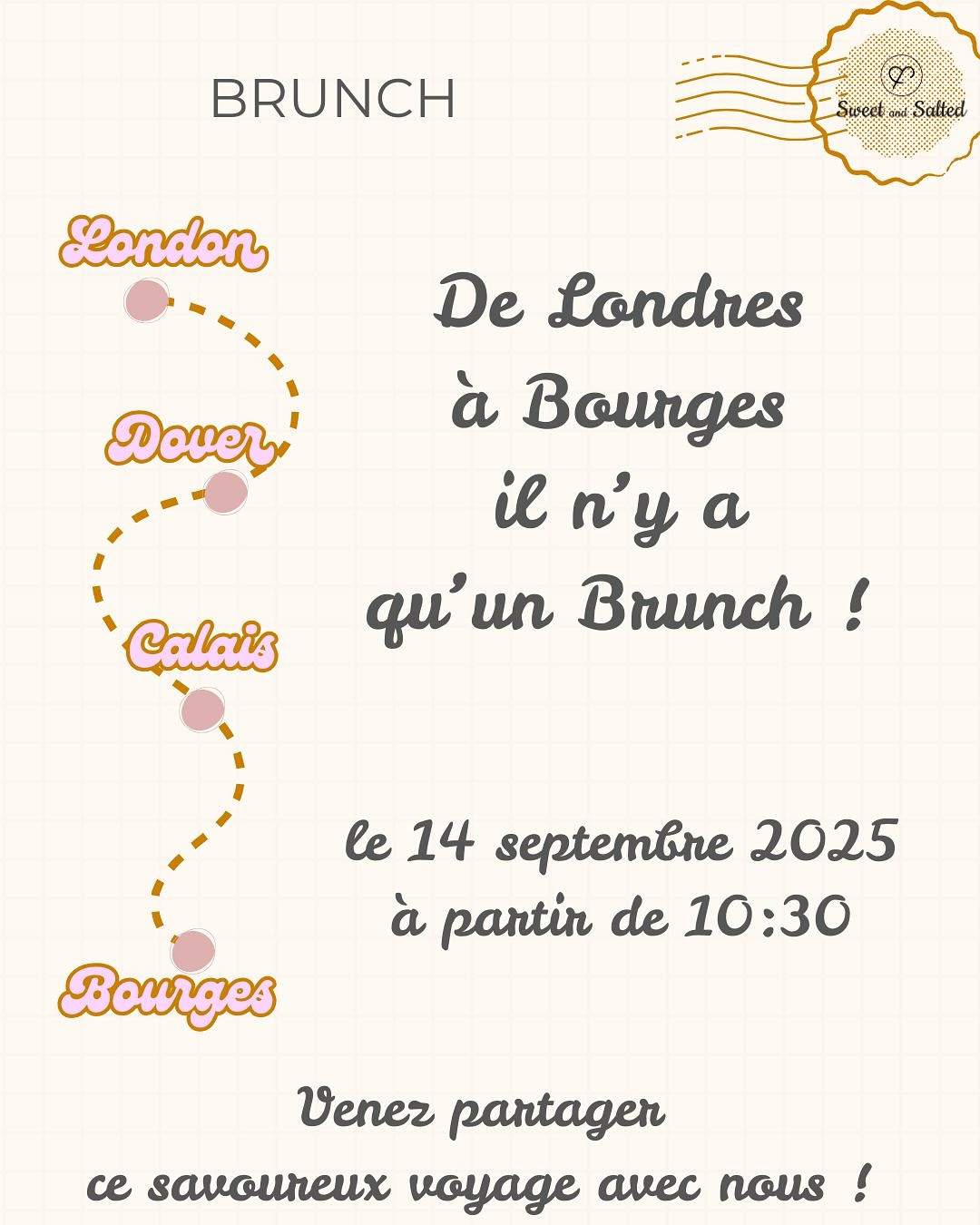 3… 2… 1… 💥Voici le premier menu brunch chez nous ! 🥰
Pour cette première édition dans nos murs nous avons voulu vous faire voyager avec nous de Londres 🇬🇧à Bourges 🇫🇷avec un brunch franco-anglais & on a gardé les bonnes habitudes que nous avions en Angleterre! 🏴
Un brunch plein de saveurs & bottomless (=sans fond) ce qui veut dire que vous pourrez boire autant que vous le souhaitez pendant votre brunch! 🥂
Un vrai brunch à l’anglaise en plein coeur de Bourges, pour finir votre soirée du samedi soir, ou commencer le dimanche en parfaite compagnie avant ou après la brocante qui se prépare rue d’Auron… 🤩
On a hâte de vivre & de partager ce moment avec vous, ENFIN chez nous, & on espère que ce sera le premier d’une longue série à venir! 🎞️
Alors on compte sur vous ? 😀
*L’abus d’alcool est dangeureux pour la santé, à consommer avec modération.
Mangez-bougez.
Évitez de manger trop gras, trop salé, trop sucré, mais n’hésitez pas à réserver!
#sweetandsaltedbourges #brunchtime #brunchabourges #brunch #hellobourges #centrevaldeloire #bourges #igersbourges #goodfoodgoodmood #bottomlessbrunch #yummy #sundayfunday #memories #1sttime #première