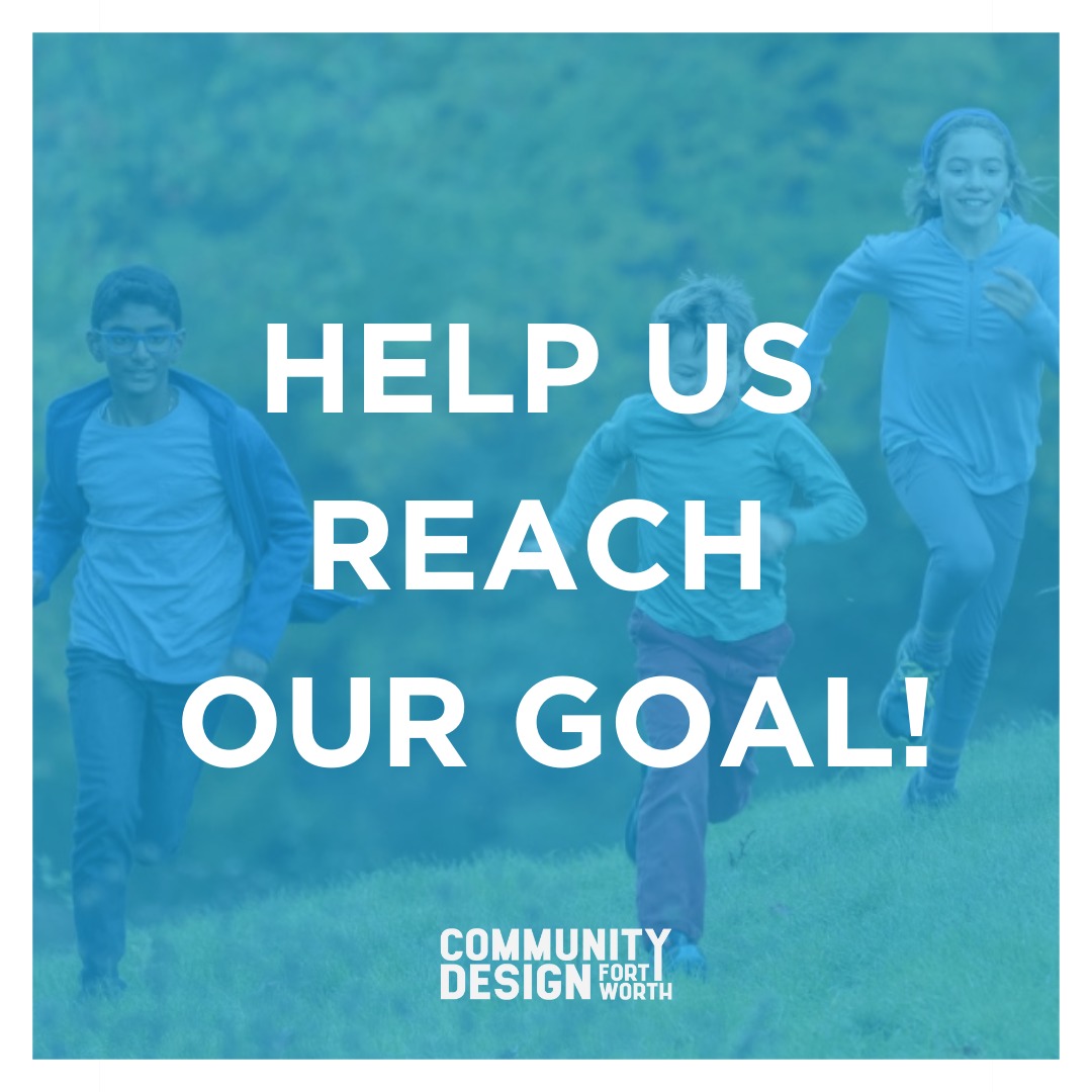 North Texas Giving Day is approaching, and we're calling on our network to further support our community!
This year, we have a goal of raising $5,000 to carry on our mission of enhancing the quality of life in Fort Worth communities. We plan to accomplish this by serving as a resource for community assistance, engaging the public in dialogue about key issues and opportunities, and undertaking long-term visioning in anticipation of future challenges.
Community Design Fort Worth serves as a space for voices to be heard, a hub for collaboration, and a place to advocate for an accessible city. Your donation will directly impact our potential to physically serve our city's communities.
The link to donate can be directly accessed through our Highlights tab titled "NTXGD", found in our bio. The deadline to donate is Thursday, September 18th. We appreciate each and every contribution to Community Design Fort Worth.
#communitydesignfortworth #northtexasgivingday #ntxgd2025 #fortworthnonprofit #designfortworth