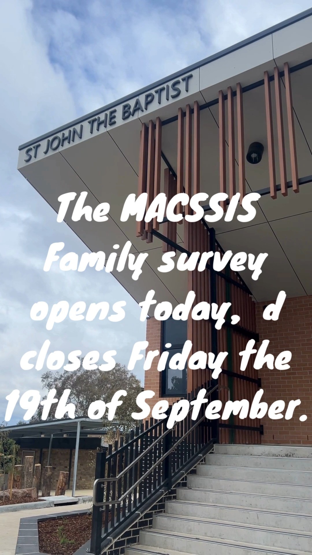 This week, 70 randomly selected families will receive the MACSSIS Family Survey – a significant way we gather feedback to guide our school improvement.
✅ Keep an eye out for two emails: One from ORIMA Research with your survey link and one from our school with your login details. Your opinions are vital in helping us understand how we’re going and where we can grow. 💙
✨ Bonus: Families who complete the survey can send a screenshot of their completion to office@sjferntreegully.catholic.edu.au to go in the draw for a $50 Village Cinema Gold Class voucher! 🎥🍿
#MACSSIS2025 #FamilySurvey #HaveYourSay #SJB2025 #stjohnthebaptistprimaryferntreegully #melbournecatholicschools #HopeFilledCommunity #enrichedcommunities #lightingtheirpath #catholiceducation