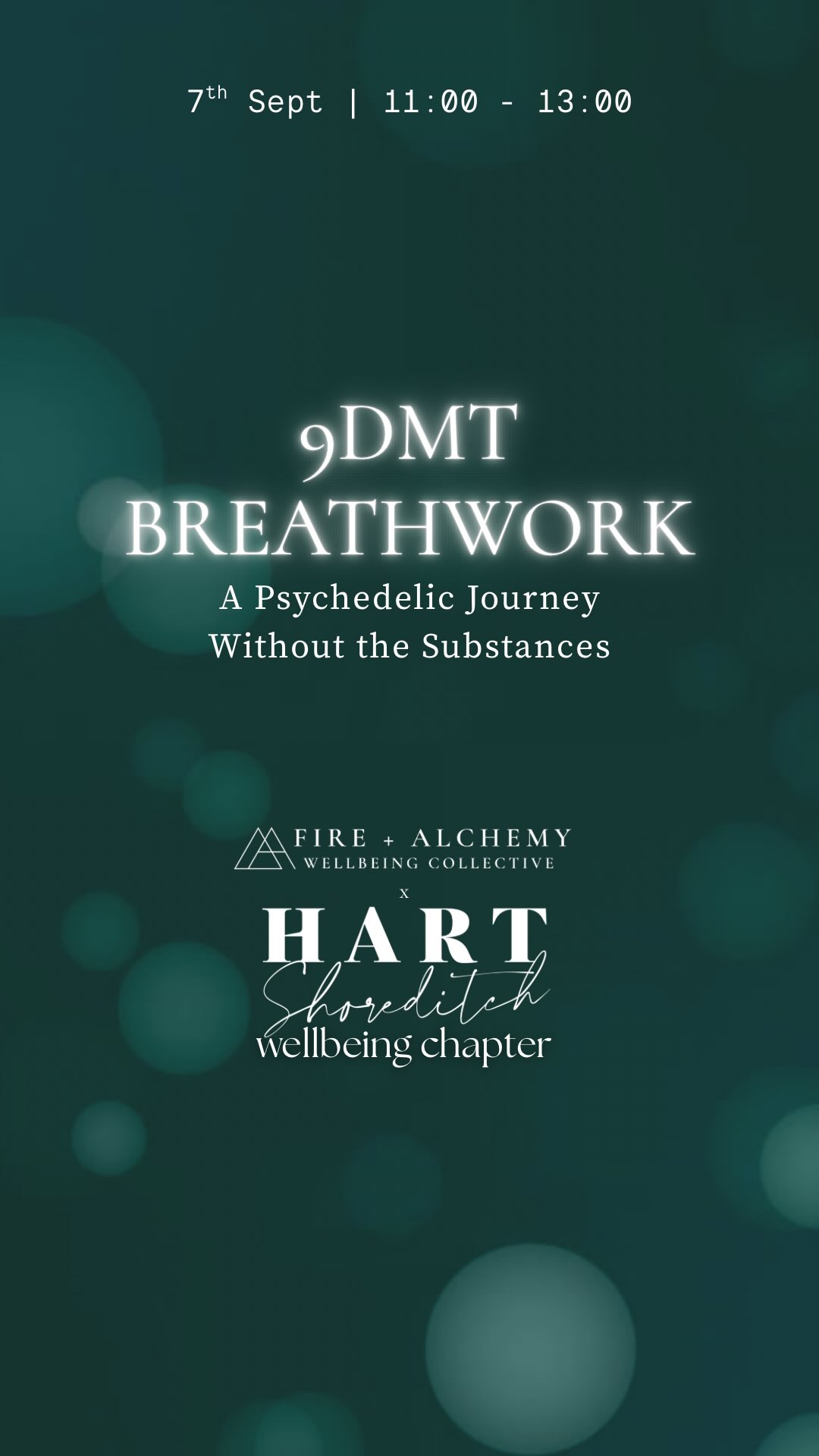 A Psychedelic Journey — Without the Substances
Not all journeys require medicine.
Some just require your breath.
Enter 9DMT — a psychedelic breathwork journey that goes deep into the subconscious, unlocks stuck emotion, and reconnects you with your most expansive self.
This is breathwork amplified:
🔹 A 9-layered soundscape engineered to shift your state
🔹 Sacred ceremony recordings + hypnotic therapy
🔹 Somatic release, ego dissolution + energetic clearing
You’ll move through:
💥 Emotional release
👁️ Psychedelic awareness
🧬 Inner child healing
⚡️ Energetic rebirth
Whether you’re looking to reset, release, or remember — this experience is a portal.
No substances. No shortcuts. Just your breath and an expertly curated sound journey.
9DMT BREATHWORK JOURNEY
🗓️ Sunday 7th September
🕚 11am – 1pm
📍 Hart Hotel, Shoreditch
🎟️ Book: fireandalchemy.com/all-events
Let the breath take you there.
#9DMT #PsychedelicBreathwork #SomaticHealing #BreathworkLondon #AlteredStates #EgoDissolution #EnergeticRebirth #LondonEvents