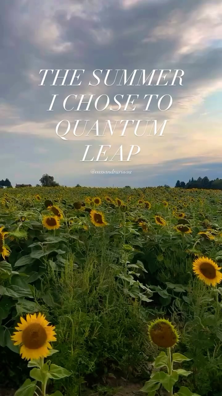 Taking a quantum leap begins with series of choices.
1) To choose what you want in this next chapter. 📖
2) & what no longer aligns with where you are going next. ❌
When I came back from Italy this summer, I decided I was ready to take a leap in my life.
Into my most courageous, blissful and impactful chapter yet.
There were many creations I was ready to start like…
✍🏼Writing my next book,
Upgrading my course,
Planning a winter away in Mexico,
And a new workshop!
💭I daydreamed about them,
Journaled endlessly,
Visualized more than I have in a long time,
And connected with the version of myself that is on the other side of the leap.
You know what was the hardest part?
Letting things go along the way.
Relationships that no longer felt aligned,
Projected fears from others,
Uncertainty,
And fear of the unknown.
The most empowering thing I have learned is even though it’s hard to let go, it’s necessary for getting in alignment with all that’s to come.
On Tuesday September 9th, I will be going deep about the importance of letting things go during IMPACT REVOLUTION. 💪🏽
It’s a workshop designed to help you create your most impactful chapter yet.
We will focus on:
✨Clarifying what your most impactful next chapter is
✨Identifying what to let go of that’s no longer in alignment with where you are going.
✨Embodying the knowing that you can create the business you desire to
✨Defining next steps to make this your most impactful and profitable season yet
It’s taking place LIVE on Tuesday September 9th at 8pm est!
If you’d like to take part in the impact revolution, DM me “IMPACT” and I’ll get ya the link and workbook.
Let’s choose to quantum leap together my friends!!!