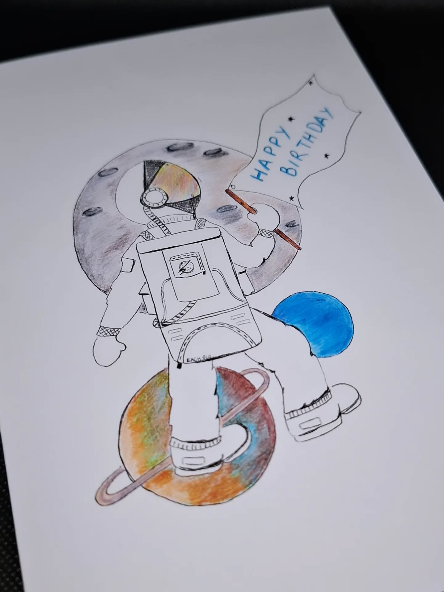 Blast off to another year with our Cosmic Wishes Birthday Card 🌌🚀👨🚀
.
.
.
#greetingcards #gifting #design #madeinaustralia #space #birthdaygift