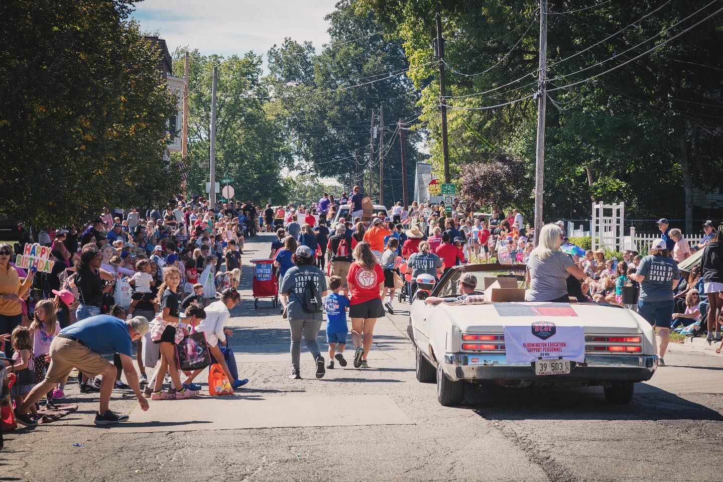 Labor Day Bloomington, Illinois #laborday #unionpride #workersofamerica #heartlandfaculty #unionstrong #janecampart