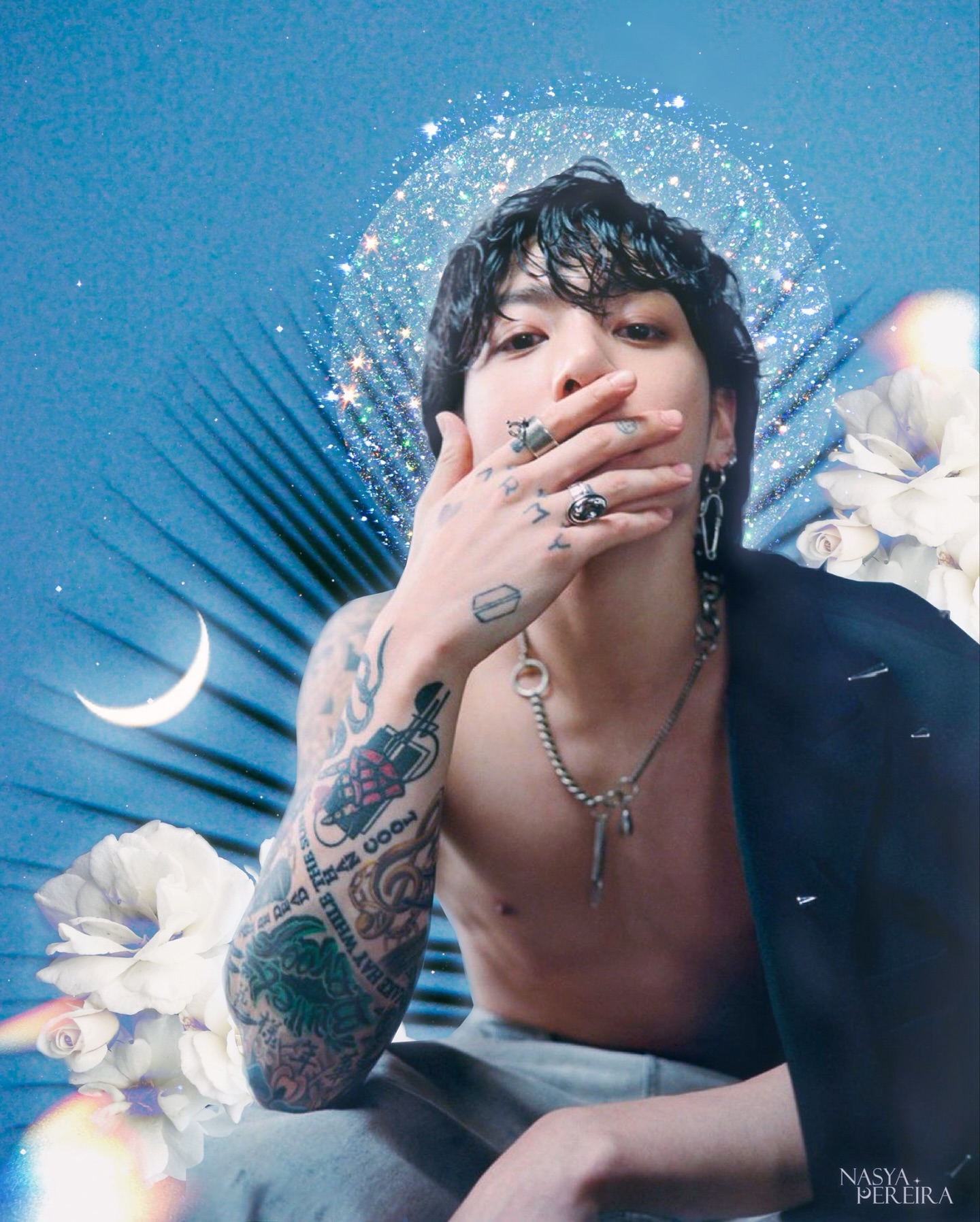 Twilight Moon Rising ๐ Jungkook Artwork by Nasya Pereira
artwork edited & designed by me ยฉ๏ธ @nasyagoafreak
Goa, 2023
featuring background details photographed in goa, india ๐ธ Nasya Pereira
#NasyaPereiraDesigns #jungkook @mnijungkook