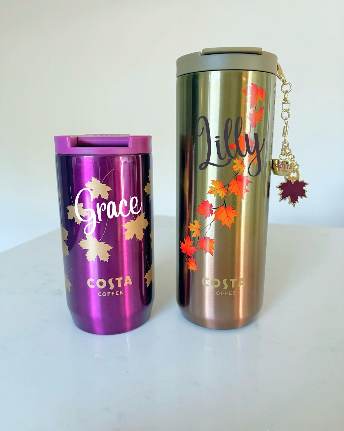 ☕ When your coffee is hotter than your morning alarm! 🔥
These Costa Coffee tumblers keep your brew warm, your hands cool, and your day running smoothly. Purple 💜 for bold vibes, gold ombré 🍁 for sleek style — which one’s fueling your day?
#CostaCoffee #MugLife #StayHot #SipSipHooray