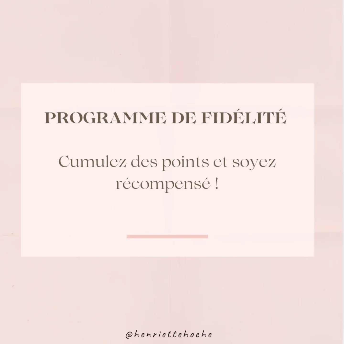 📣 NOUVEAU !
Programme de fidélité ! 🌟
400 points = 10euros de réduction
1500 points = le programme gestion autonome de la fertilité OFFERT
💜💜💜