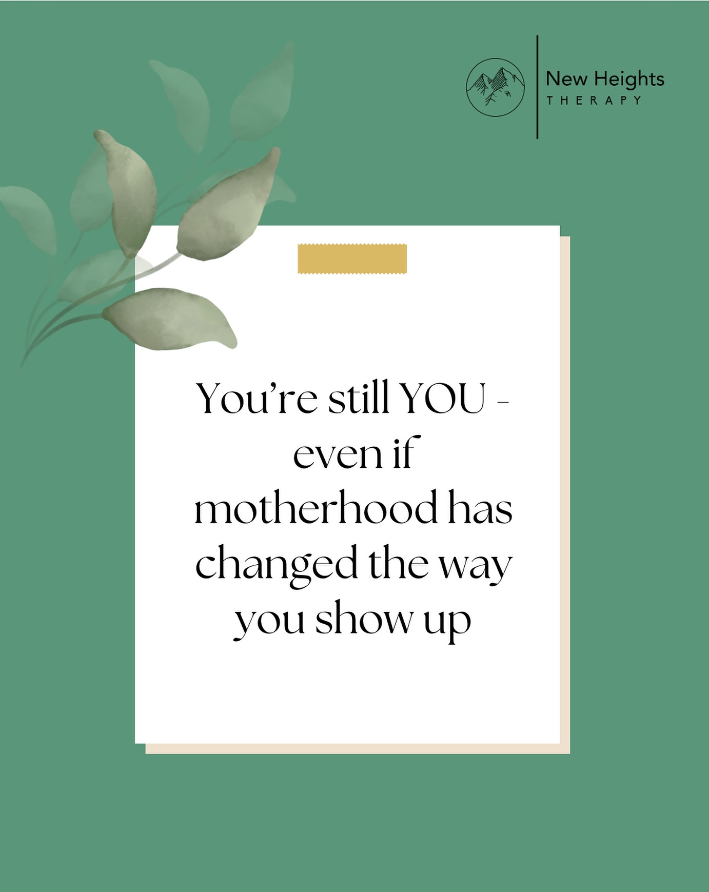 Motherhood changes us in huge ways — but it doesn’t mean we disappear. If you’ve been wondering who you are outside of being a mom, know that it’s okay (and healthy) to explore that question 🌸
#mentalhealth #airdrietherapist #newheightstherapy #mom #mentalhealthawarenessmonth