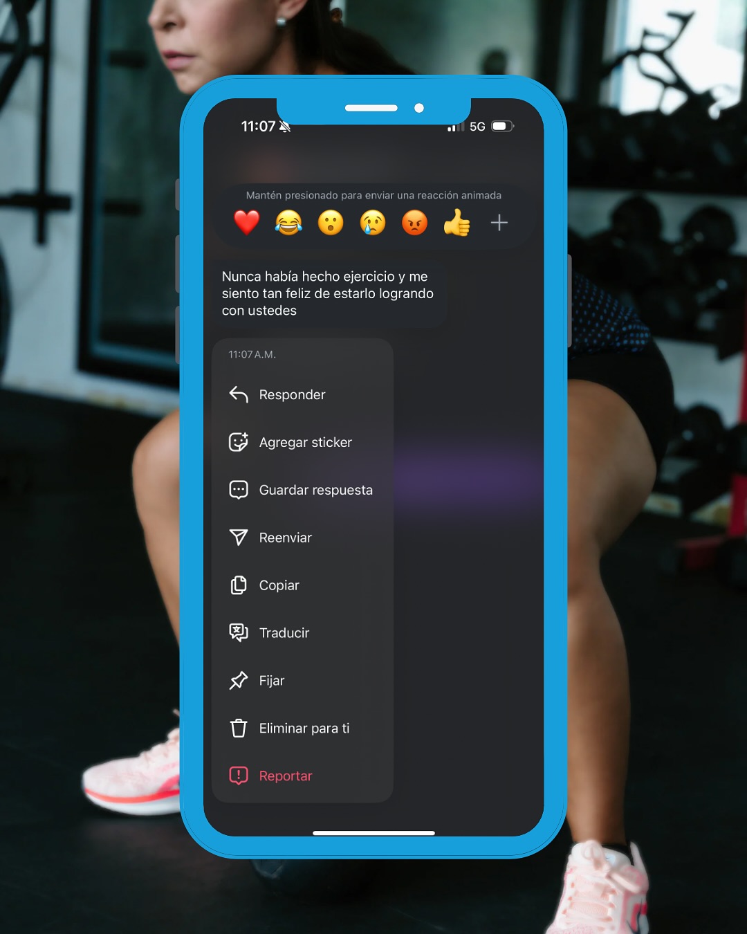 Somos un equipo. 🤝 Ver mensajes como este, nos llena el 💙. Queremos que cada uno de ustedes sienta la misma felicidad y seguridad al entrenar. Si estás buscando ese apoyo útil y un ambiente donde cada paso cuenta, aquí estamos. ¿Cuál a sido tu mayor logro? ¡Deja tu 💪 en los comentarios!
#comunidadfitness #motivacionfitness #somosunequipo