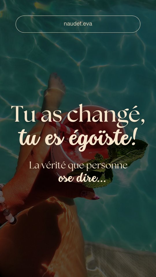 👉 Quand j’ai arrêté de dire “oui” à tout… tout a changé!
Avant, je répondais à chaque appel, je courais dès qu’on avait besoin de moi, même quand j’étais déjà dépassée...
On me disait :
“Tu es une amie en or!”
Mais en réalité, je m’épuisais à remplir un vide : le besoin d’être aimée. Peu importe le prix⚡️
Puis un jour, j’ai dit non! Juste une fois...
Et là, le verdict est tombé :
“Tu es égoïste. Tu as changé.”
Au début, j’ai culpabilisé. Je croyais être une mauvaise amie, une mauvaise personne...
Jusqu’à ce que je comprenne une vérité qui fait mal :
➡️ Ceux qui t’aiment seulement quand tu te sacrifies pour eux… ne t’aiment pas vraiment.
Quand j’ai arrêté de tout donner, j’ai ouvert les yeux🤔
Et j’ai découvert que perdre certaines personnes, c’était en fait me retrouver moi! ✨
Et tu sais quoi ?
Quand tu incarnes vraiment qui tu es et que tu poses tes limites, tu n’attires plus ceux qui te tirent vers le bas… tu attires ceux qui t’élèvent.
💡 3 tips si tu as l’impression de te sentir seule après avoir posé tes limites :
1️⃣ Autorise-toi à traverser cette solitude : elle prépare le terrain pour les bonnes personnes.
2️⃣ Remplis-toi toi-même : fais ce qui te nourrit, te fait vibrer, te fait sourire.
3️⃣ Entoure-toi de personnes alignées : celles qui respectent tes choix et te poussent vers le haut.
✨ N’oublie pas : dire “non” aux autres, c’est parfois dire un grand “oui” à toi-même.
👉 Et toi, est-ce que tu as déjà culpabilisé d’avoir posé tes limites ? Dis-moi en commentaire ⬇️
#developpementpersonnel #confianceensoi #amourdesoi #coachingdevie #transformationpersonnelle