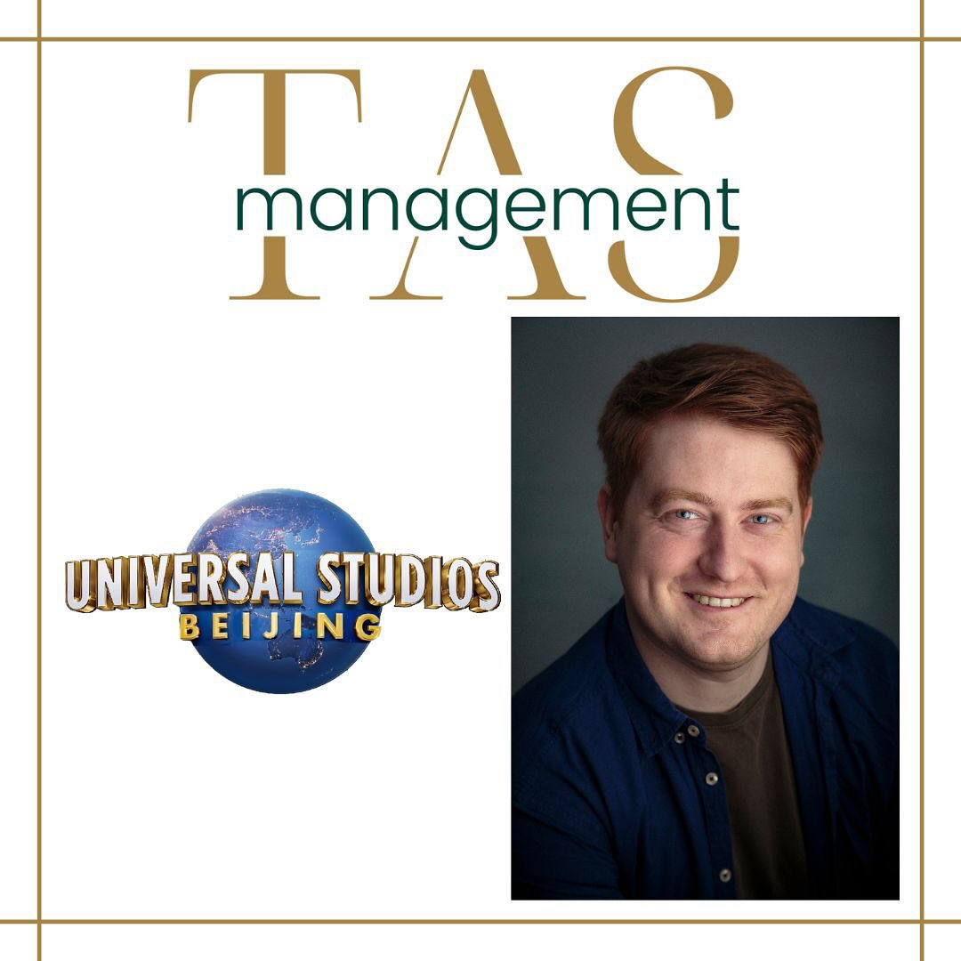 Our fabulous @andrew_t_hooper joins the cast of Universal Beijing as an Actor/singer.