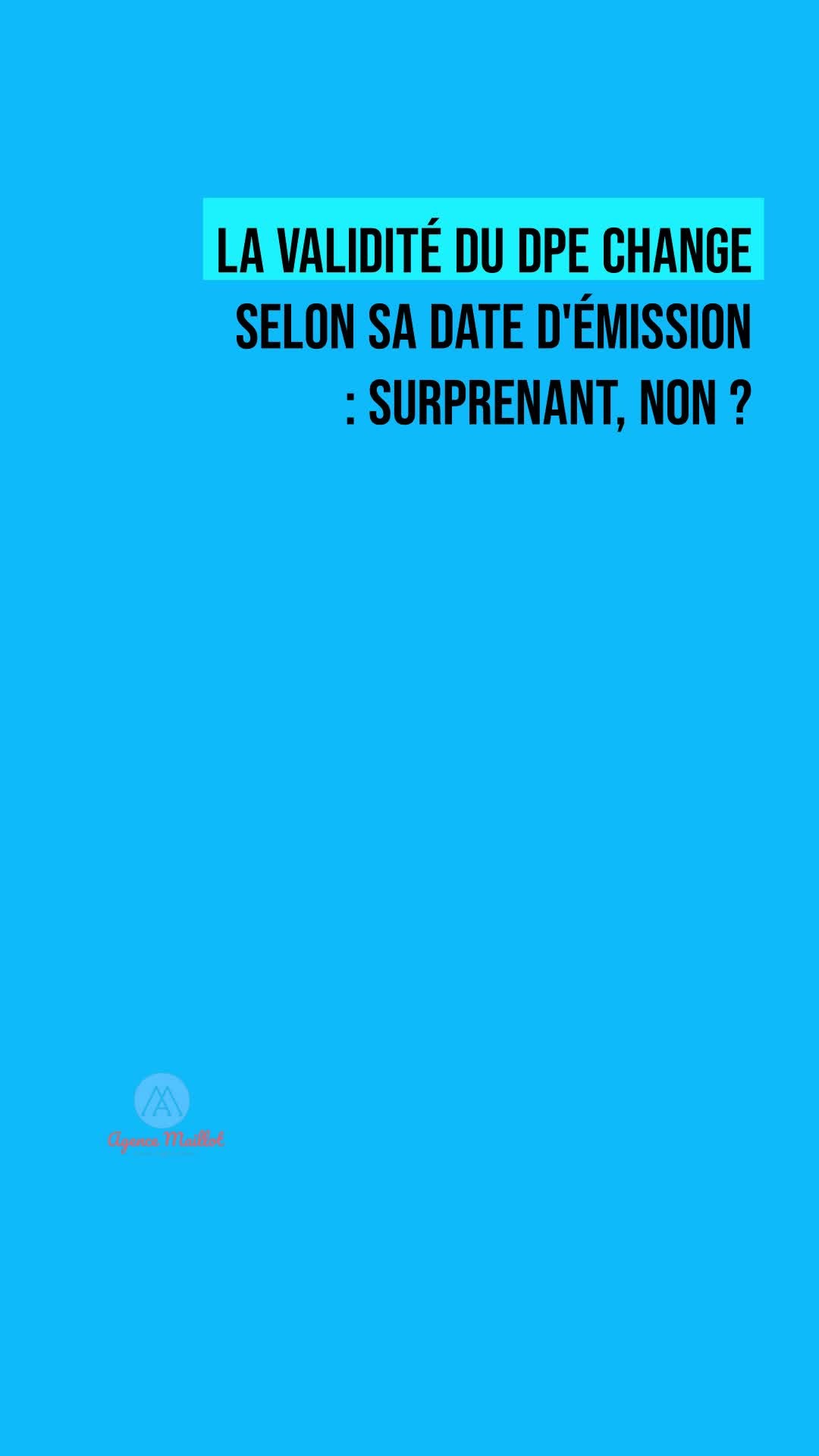 Saviez-vous que la validité du DPE n’est pas toujours de 10 ans ? 📆
Certains diagnostics anciens ont des dates d’expiration anticipées.
Ne vous laissez plus surprendre par les échéances !
Découvrez la chronologie et planifiez vos renouvellements sans stress.
#Immobilier
#agencemaillot