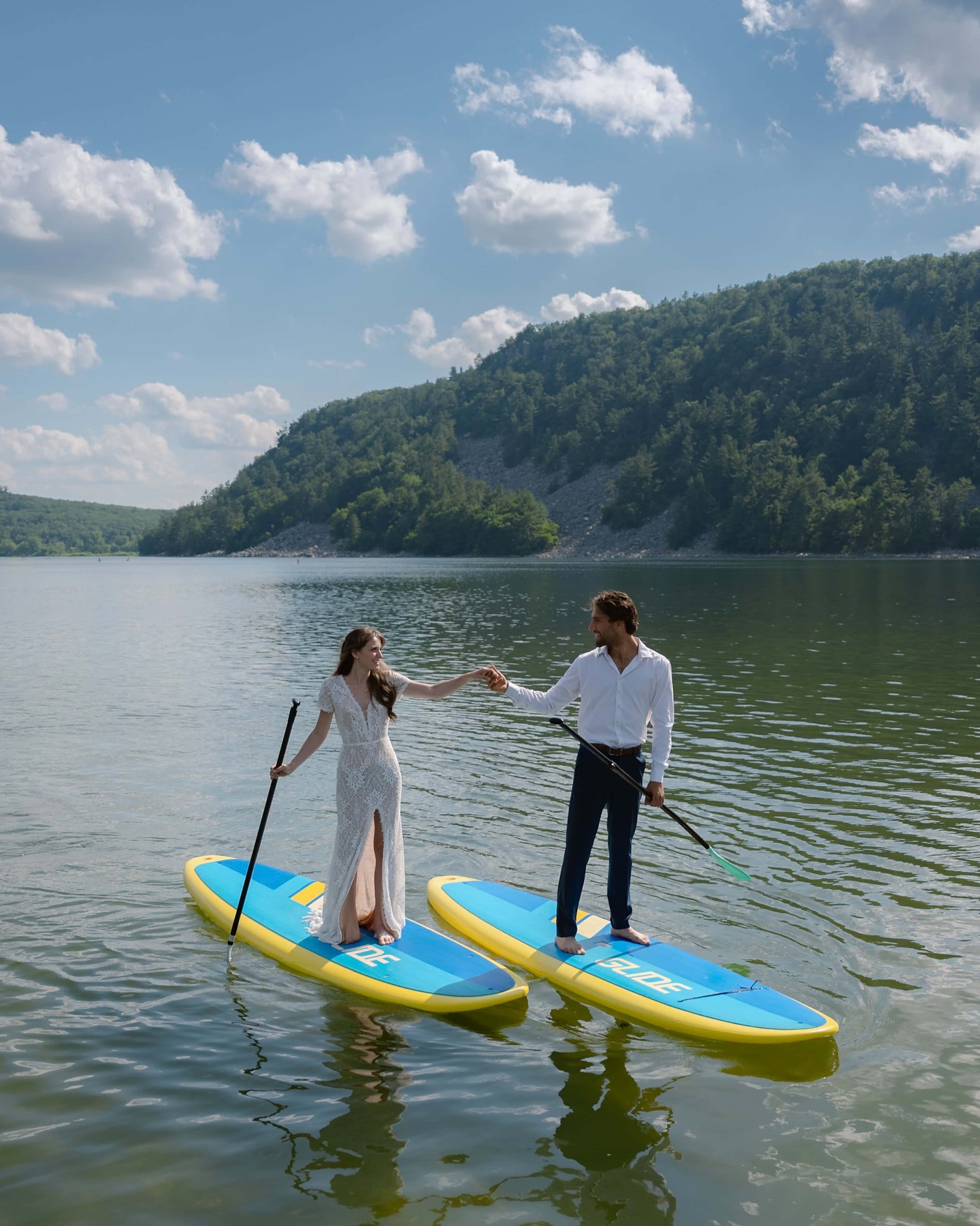 Would you paddle board in your wedding dress?! 🏄♀️
Picture this: you and your partner have your wedding day at Devil’s Lake State Park, just the two of you and your photographer. You spend the day both relaxing and doing some adventurous activities like paddle boarding in your wedding attire, having a lakeside picnic with champagne, and doing some hiking to take in the sights in between taking some gorgeous photos in your wedding attire, and then ending the night by reading your vows to each other with a gorgeous sunset over the lake.
Want to make your dream adventure elopement in Wisconsin happen? Click the link in my bio to reach out so we can start planning your perfect elopement day at Devil’s Lake!
Vendors:
Photographer: @briannakraftphotography
Couple: @toriandxander
Flowers: purchased from @driftlessblooms, arranged by me
Keywords:
Madison Wisconsin Wedding Photographer | Madison Wedding Photographer | Madison Elopement Photographer | Wisconsin Wedding Photographer | Devil’s Lake Wedding | Wisconsin Engagement Photographer | Midwest Elopement Photographer | Elopement Inspiration | Wisconsin Elopement | Elopement 2026 | Elope in Wisconsin | Devil’s Lake Elopement Photographer | Devil’s Lake Elopement | Wisconsin Elopement Photographer | How to get married at Devil’s Lake | Devil’s Lake State Park Elopement | Paddle Boarding Elopement | Adventure Elopement