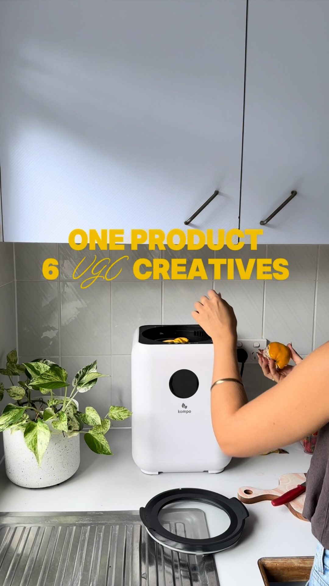 How half a dozen of our UGC creators interpreted the brief for this bench top compost unit brand 🌱