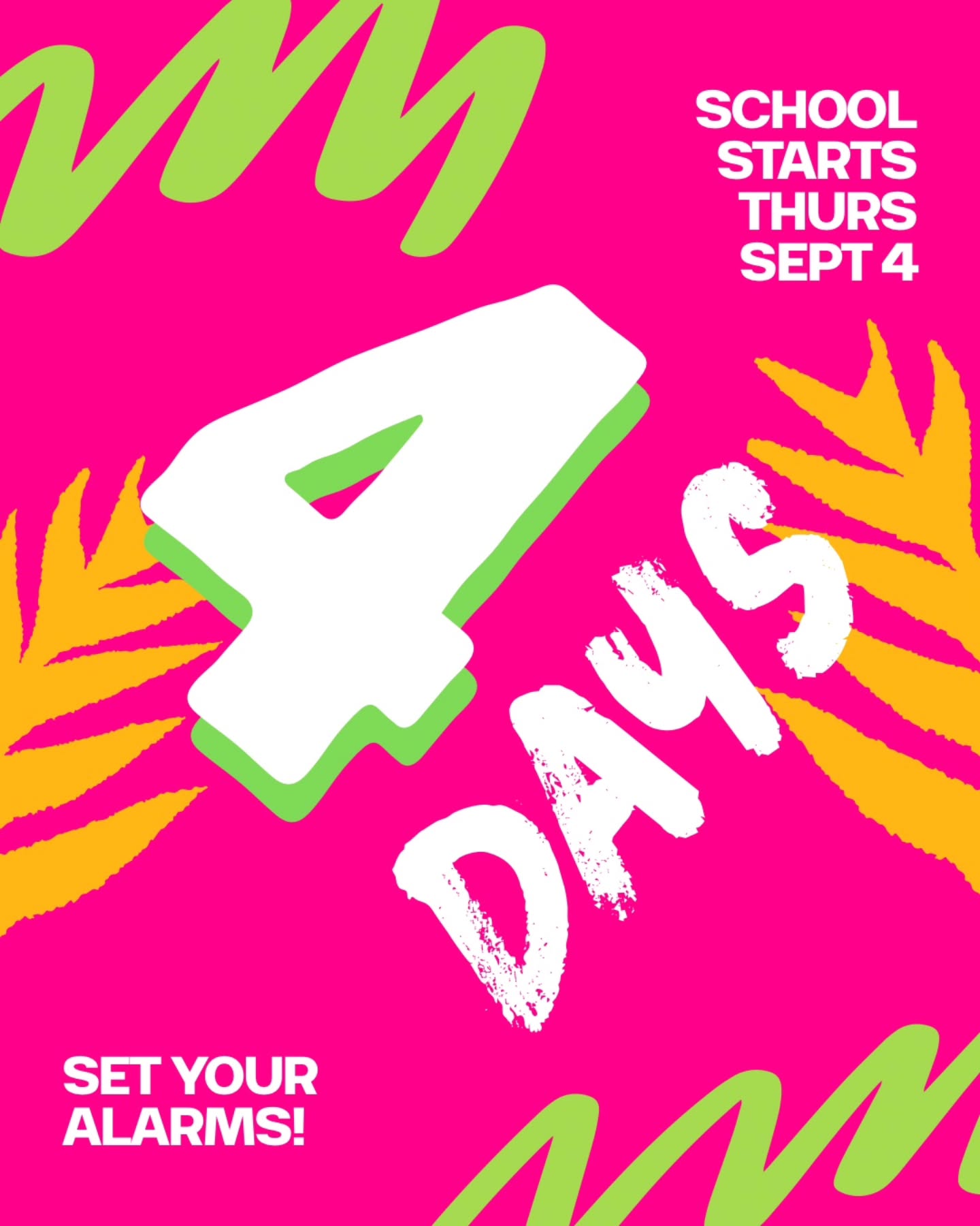 4 MORE DAYS!
#firstdayofschool #alarmclock #september4th #backtoschool #nyc #nycpublicschools #highschool #alternativeschool #consortiumschool #experientiallearning