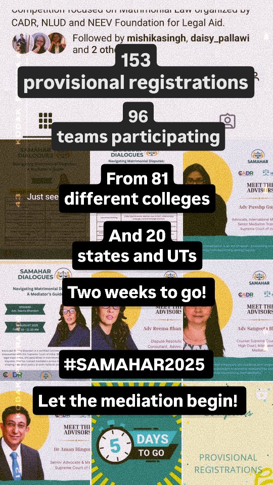 With less than two weeks to go, the excitement is palpable!
#SAMAHAR2025