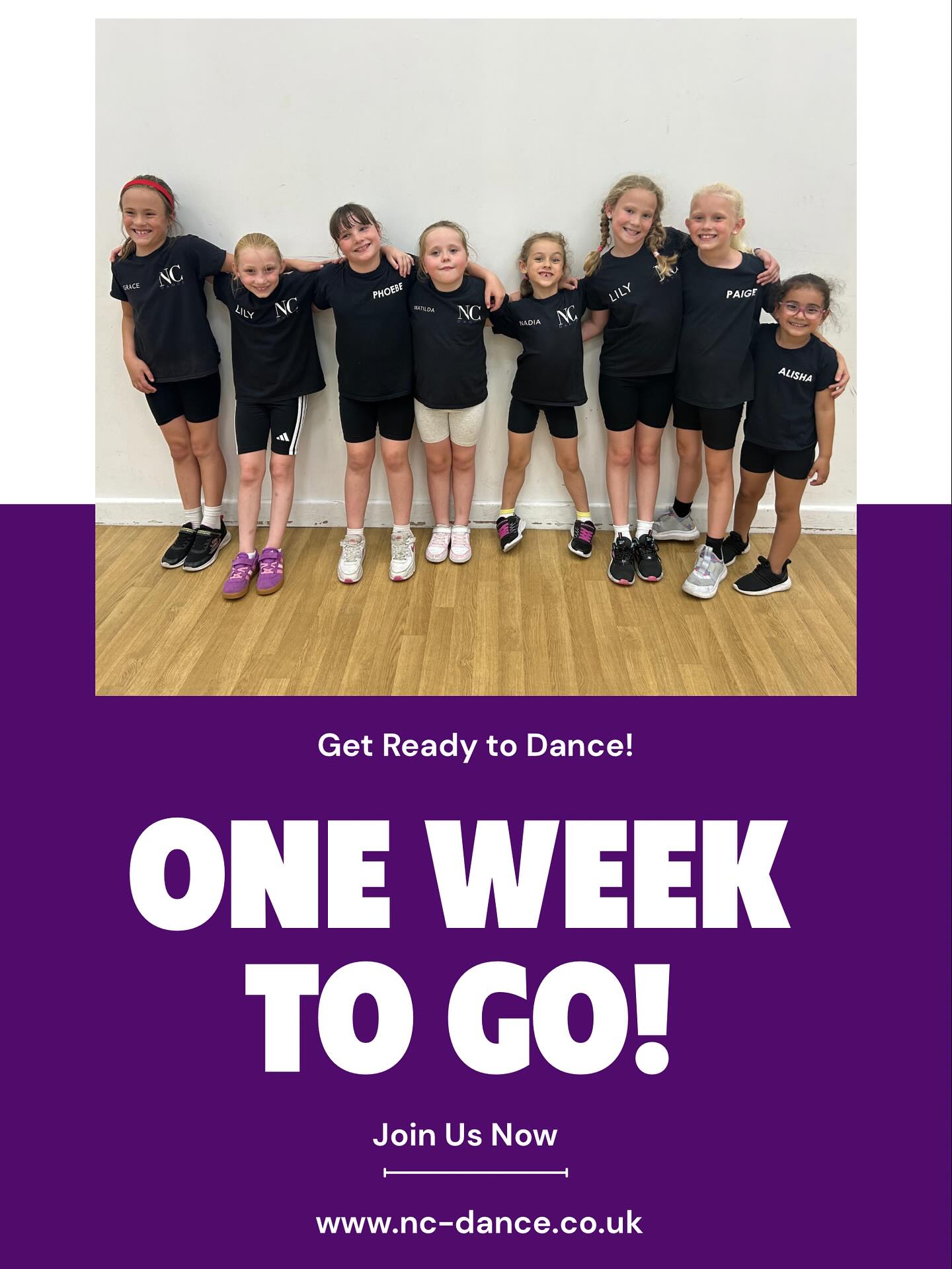 One week to go until we are back in the studio!!
We cannot wait to see you all after the summer holidays and hear what you have all been up to!
Classes start back Monday 8th September!
See you on the dance floor 🕺🏾💜
