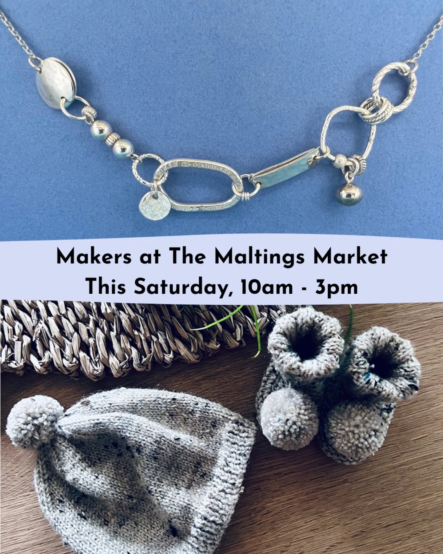 With just a few days to go until our September market, we're introducing a couple of our stall holders.
First up we have @suzisilver925 with her gorgeous hand made silver jewellery.
Sue uses recycled silver to create everything from chunky bangles to dainty rings, right here in Dunmow!
Next up is @marvindesigns with their hand crocheted pieces made using locally sourced yarn.
From toys and baby accessories, to gifts and decorations, we're so pleased Marvin Designs are joining us again this month. It's their last market with us for a few months, so if you had your eye on something last month, be sure to pop back and get it on Saturday!
We're excited to be back and will be open 10-3 in The Maltings this Saturday (and the first Saturday of each month for the rest of the year). Entry is free. We hope to see you there!
#GreatDunmow #DiscoverUttlesford #WhatsOnInEssex #EssexMarket